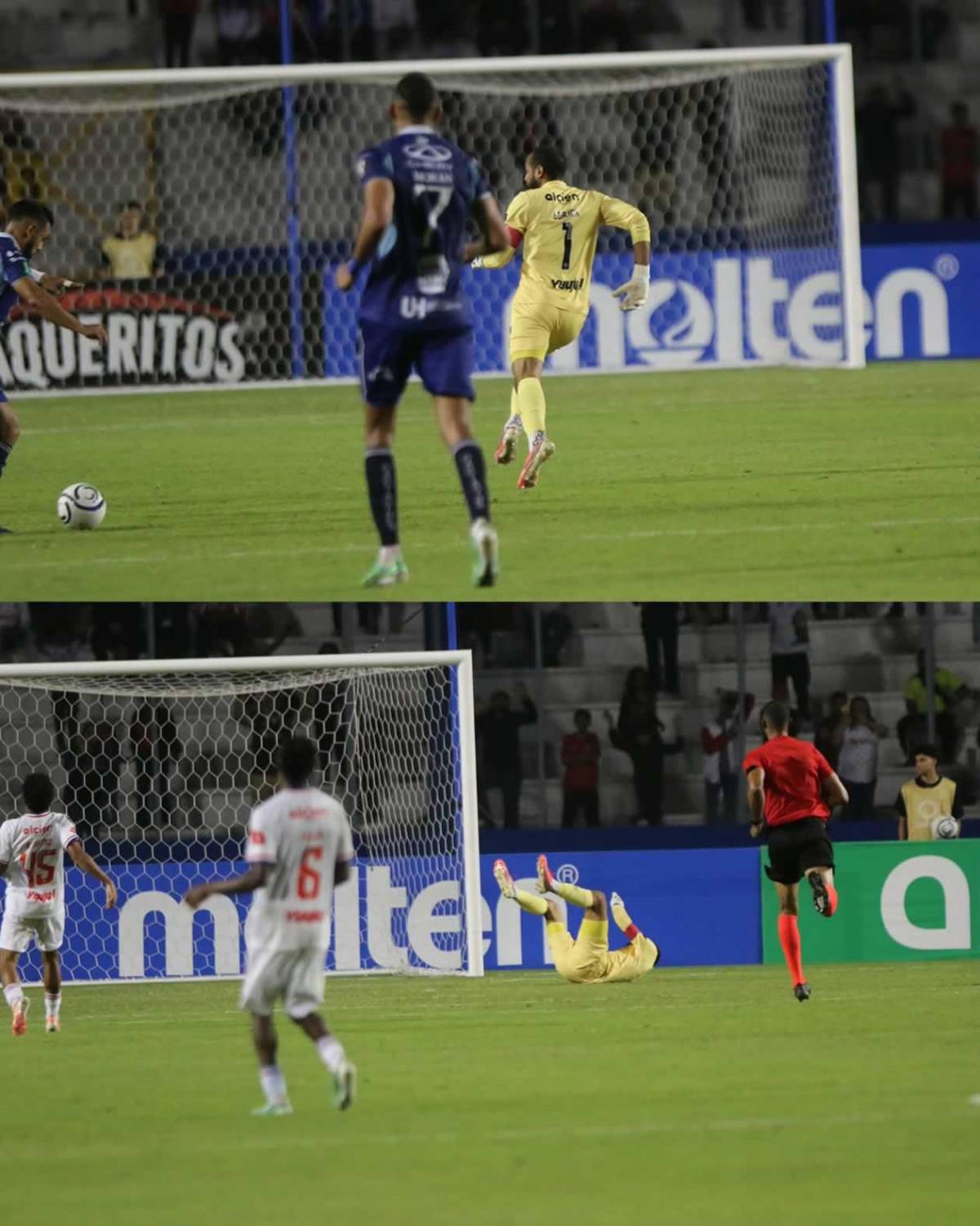 La pelea de Espinel tras eliminación de Olimpia, tristeza y provocador festejo de Cartaginés