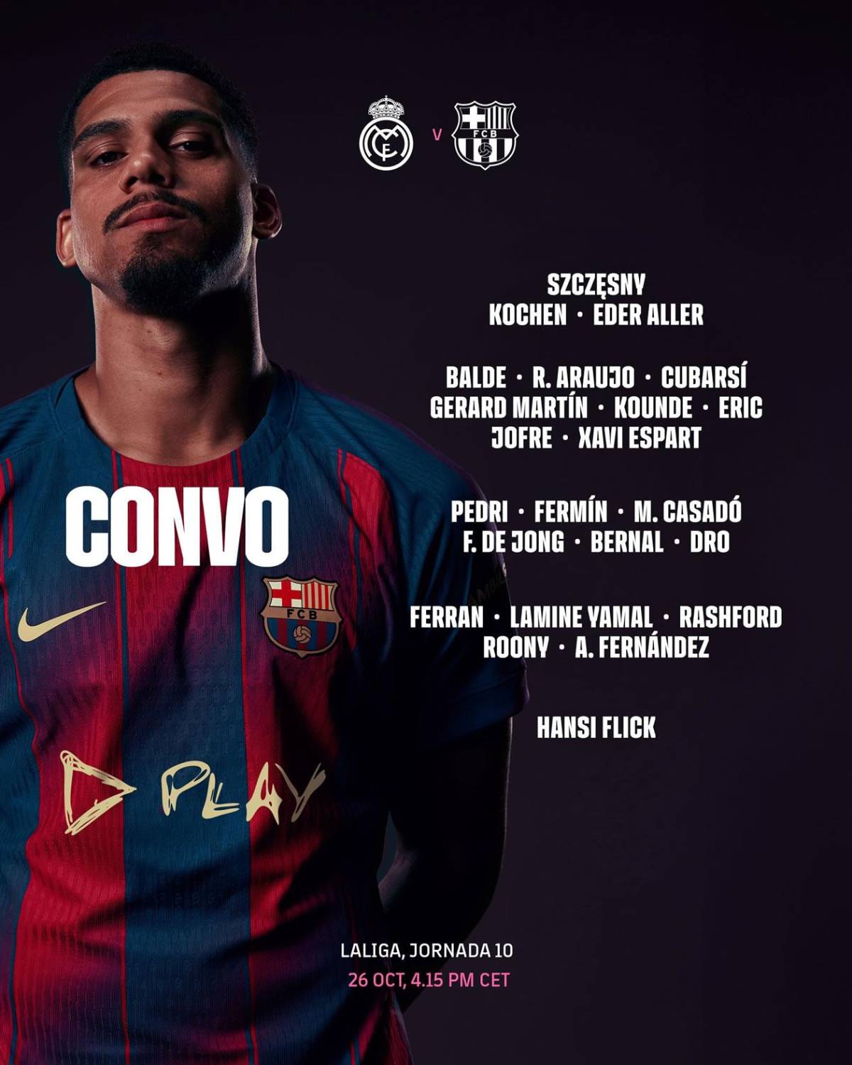 Las bajas oficiales del Clásico: Barcelona es el más mermado y Real Madrid con dos ausencias