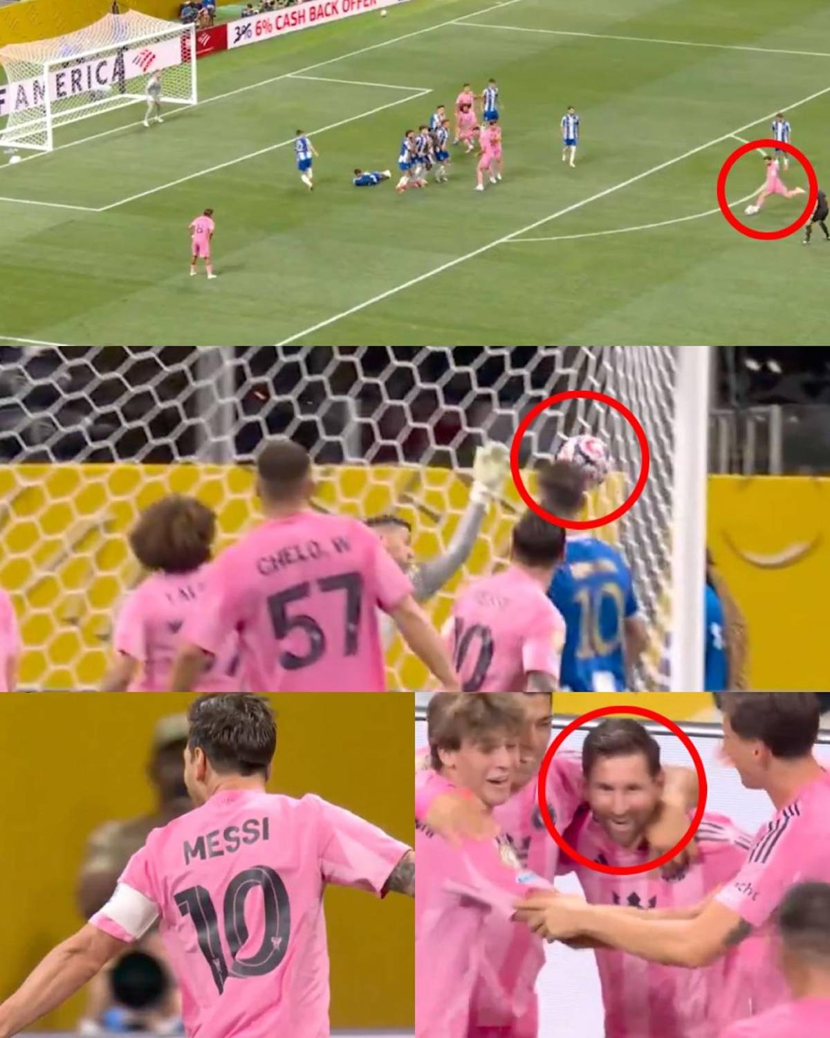 Messi hace sufrir a amigo de Cristiano Ronaldo con golazo, nuevo festejo y esto hizo Antonela