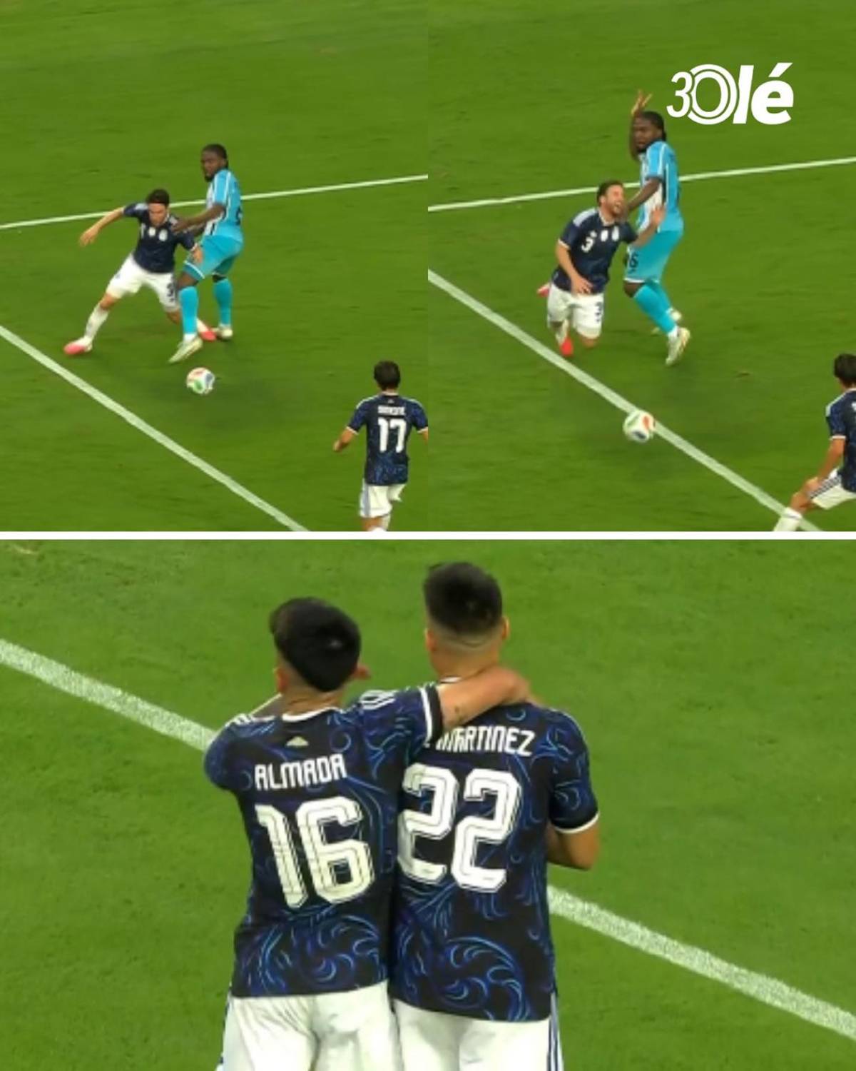 Messi sorprende tras el partido, ¿cambió camiseta? y abrazo histórico para Honduras