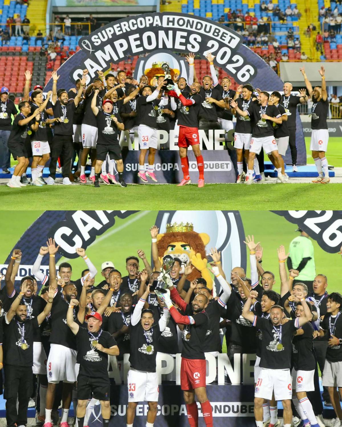 Olimpia festeja la Supercopa de Honduras, gran gesto de Motagua, el MVP y tristeza azul