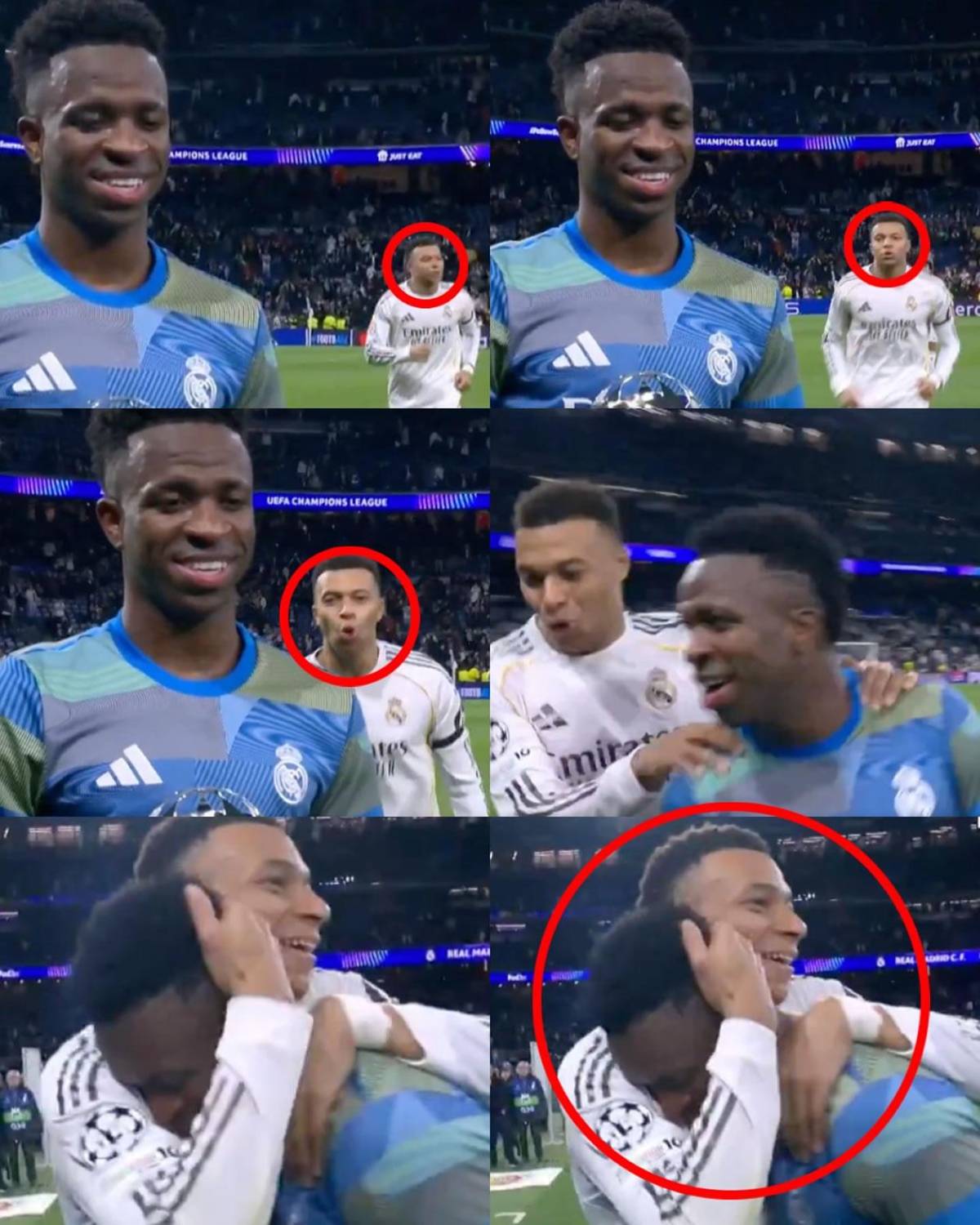 Real Madrid se divierte, Bellingham se burla, Vinicius sorprende y gesto de Mbappé