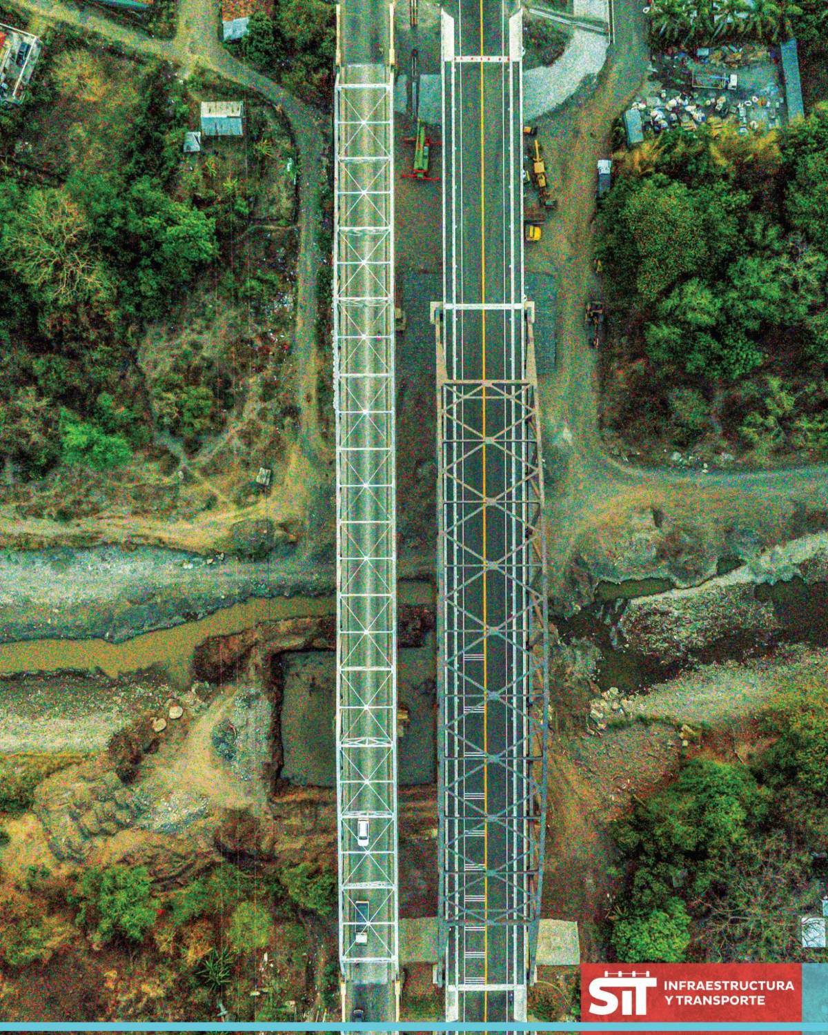 Guacirope, el puente de 160 metros reconstruido en el sur de Honduras