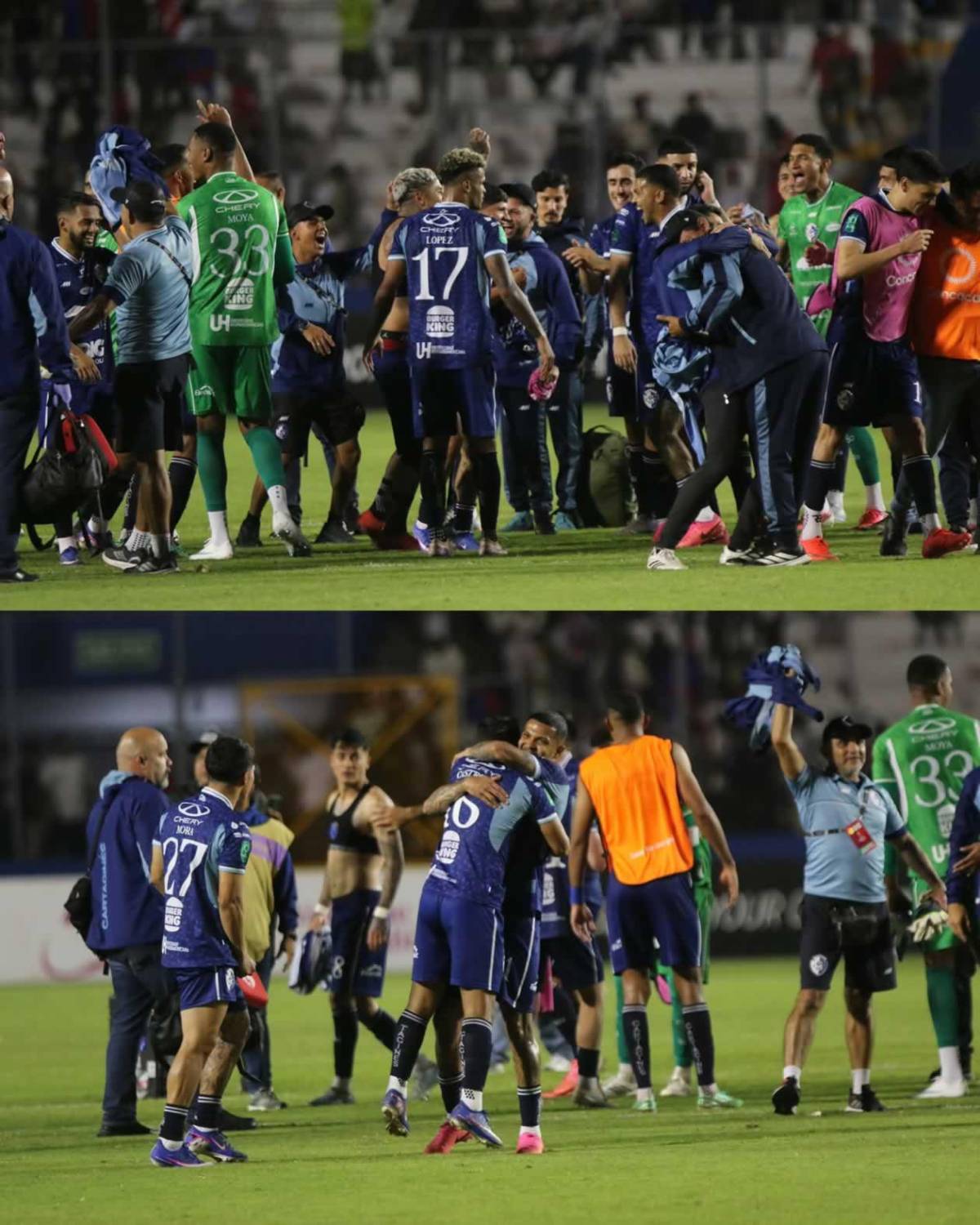 La pelea de Espinel tras eliminación de Olimpia, tristeza y provocador festejo de Cartaginés