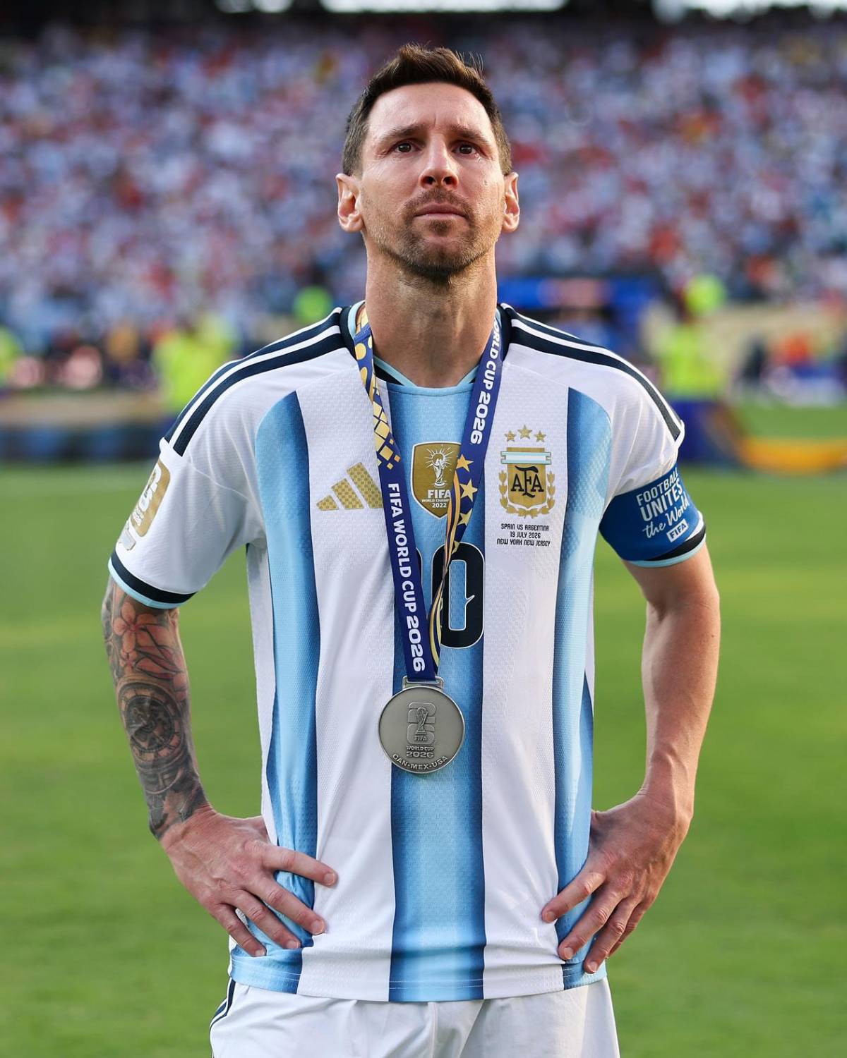 Messi rompe a llorar, show de Lamine Yamal, su novia y España festeja campeón Mundial