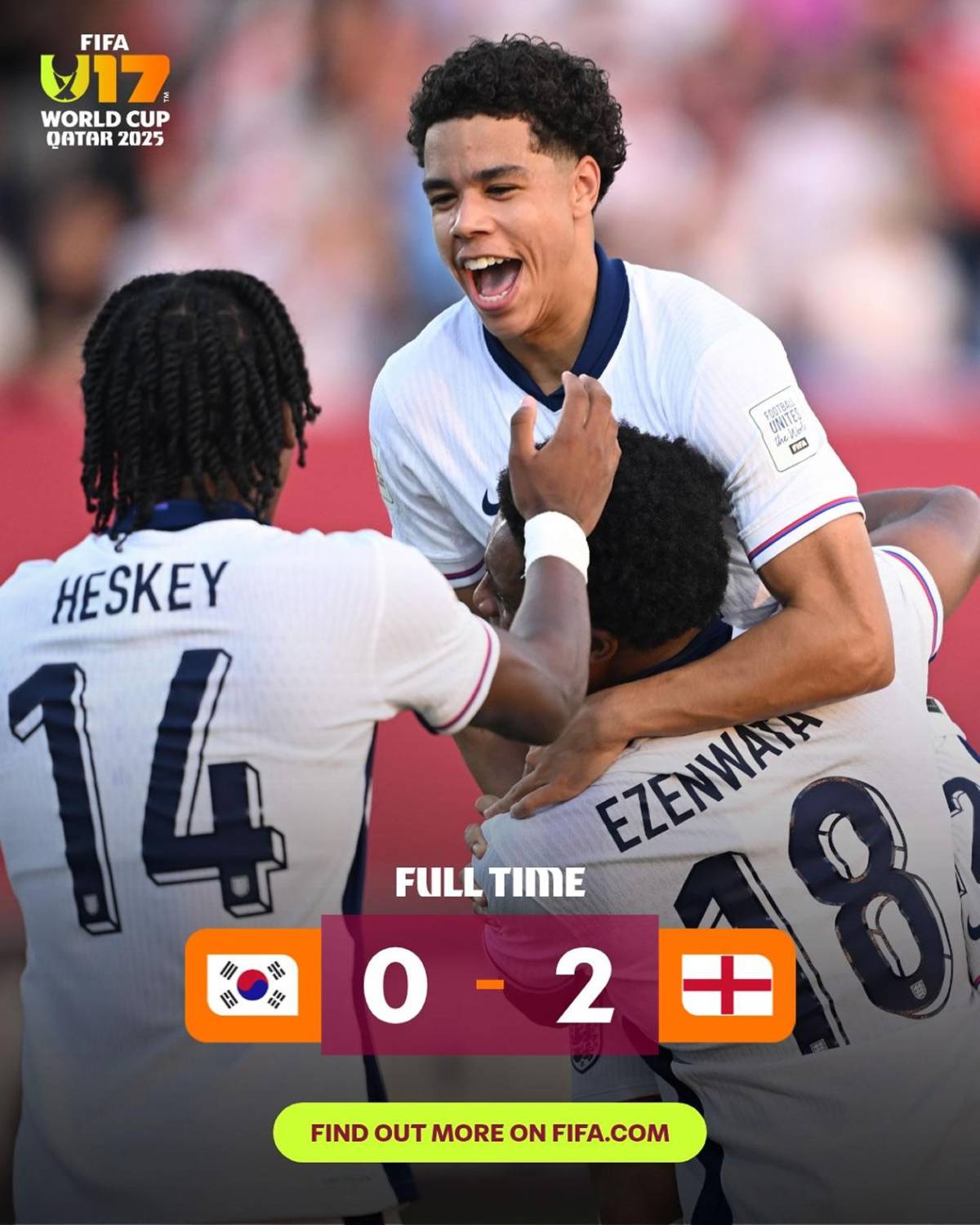 Batacazo a la favorita del Mundial Sub-17, otra sorpresa y cruces de octavos