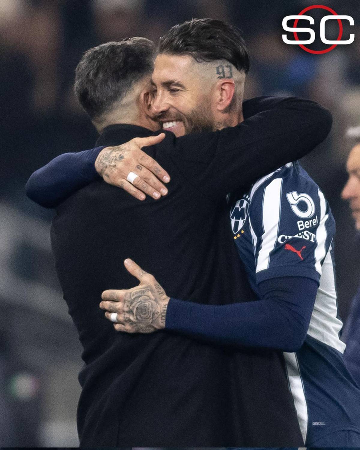 Sergio Ramos se luce: primer gol con Monterrey y su curioso festejo