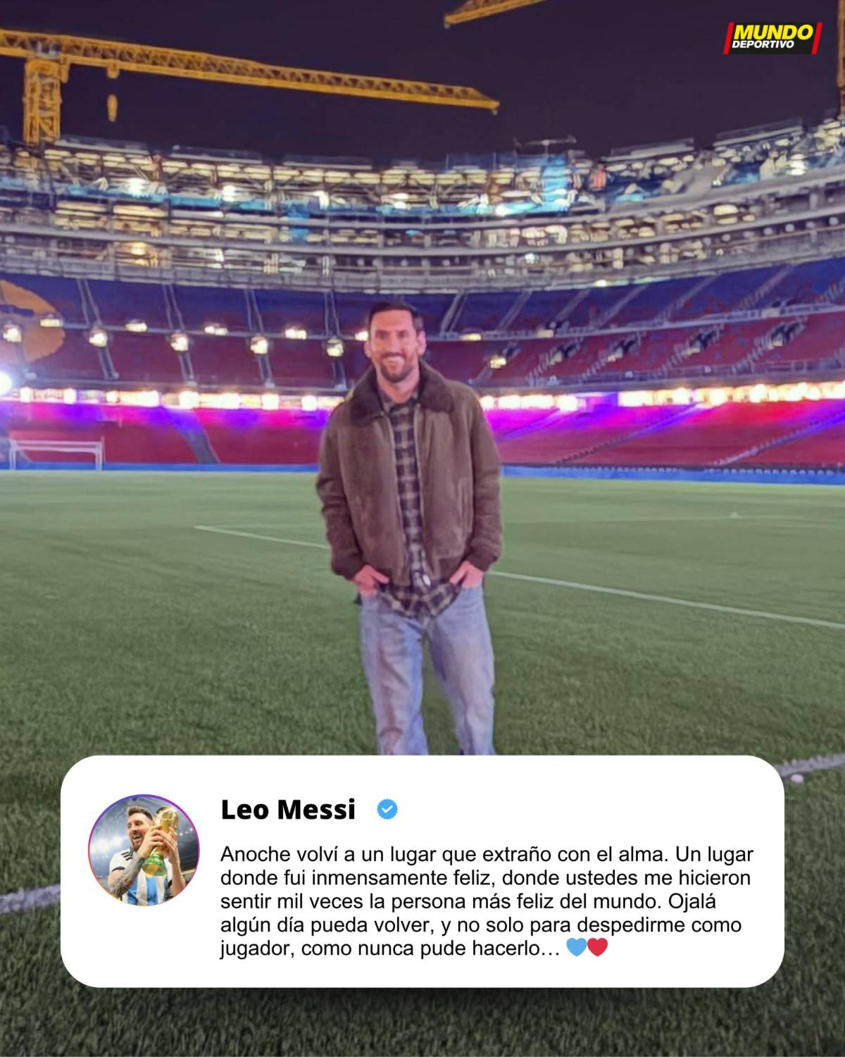 Messi regresó al Camp Nou e hizo petición: Barcelona le responde al argentino