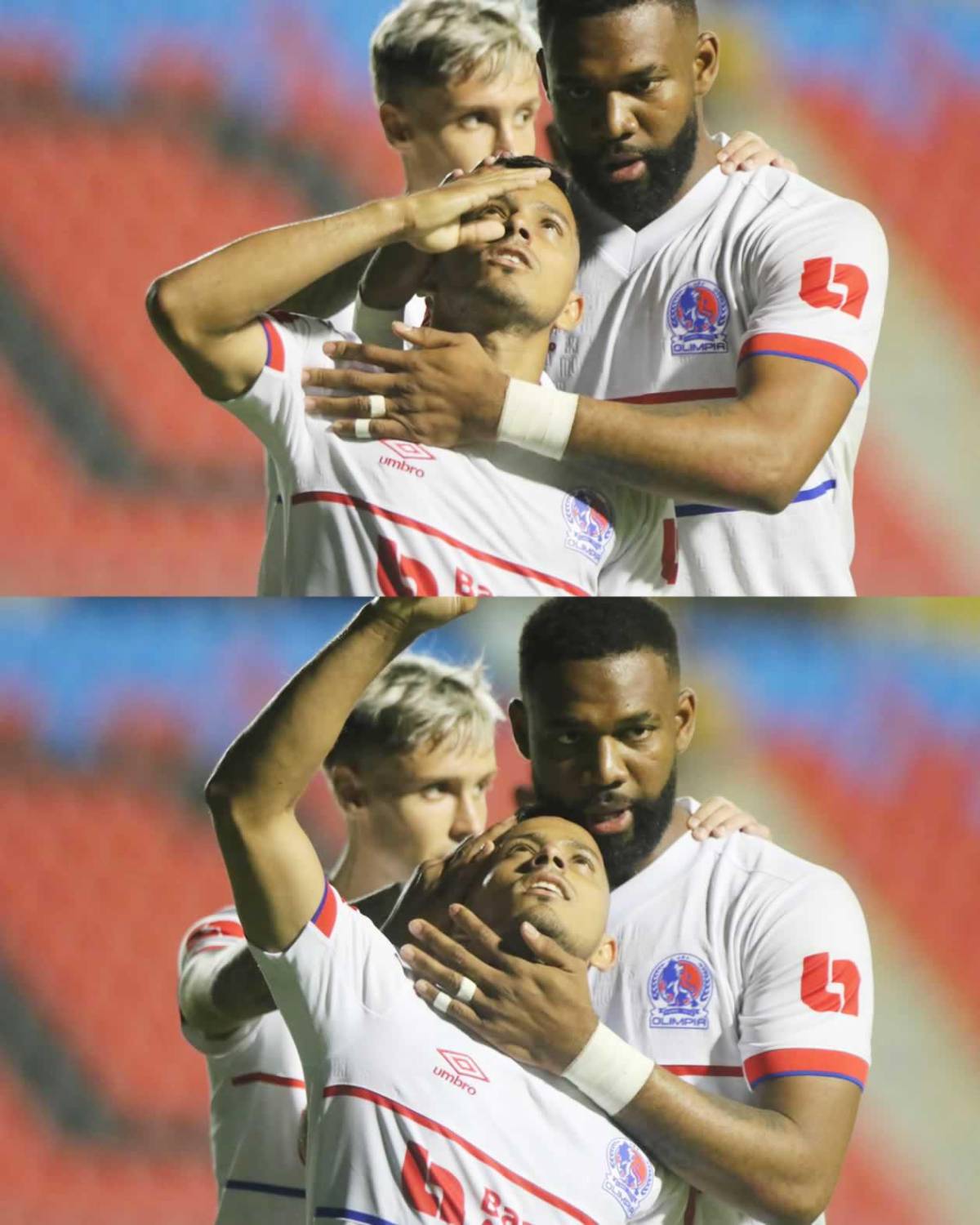 Olimpia celebra, dedicatoria, figura ante Génesis y bellas chicas en el Nacional