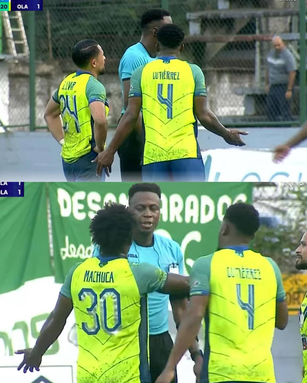 Polémico error arbitral, brutal enfado de Olancho y la fan sexy del Platense