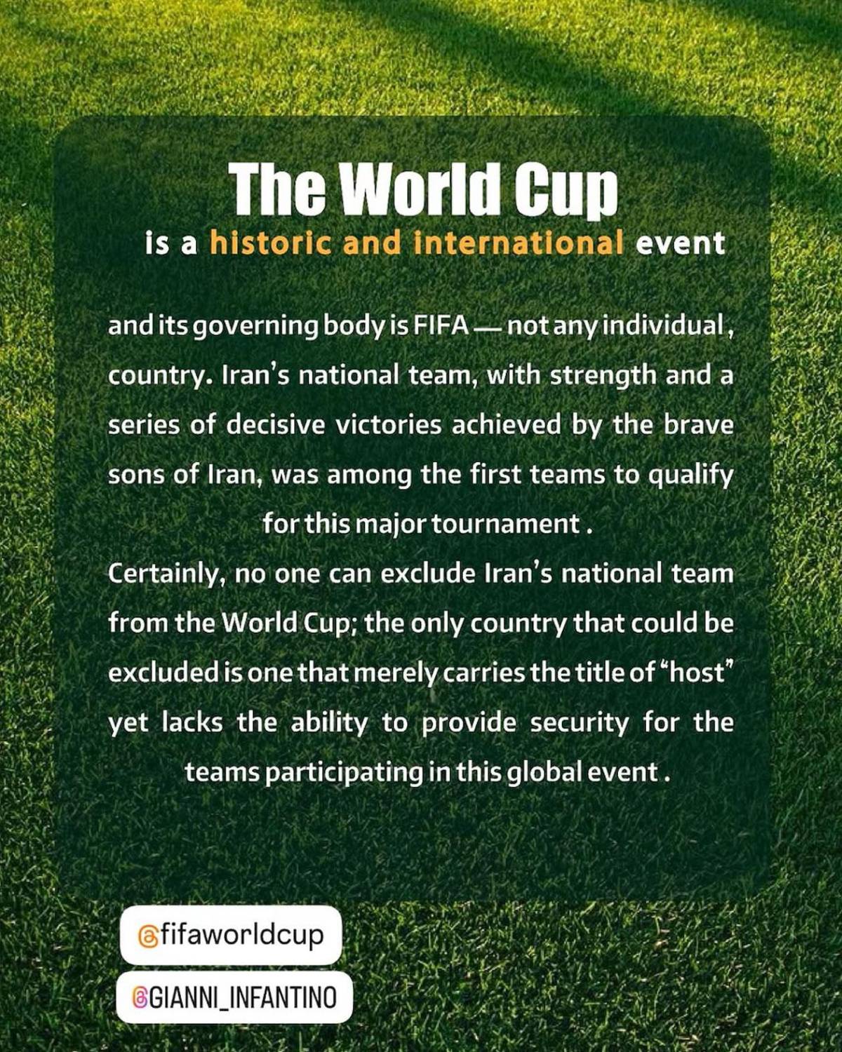 Irán le pega donde más le duele a Trump: la petición a FIFA para jugar el Mundial 2026