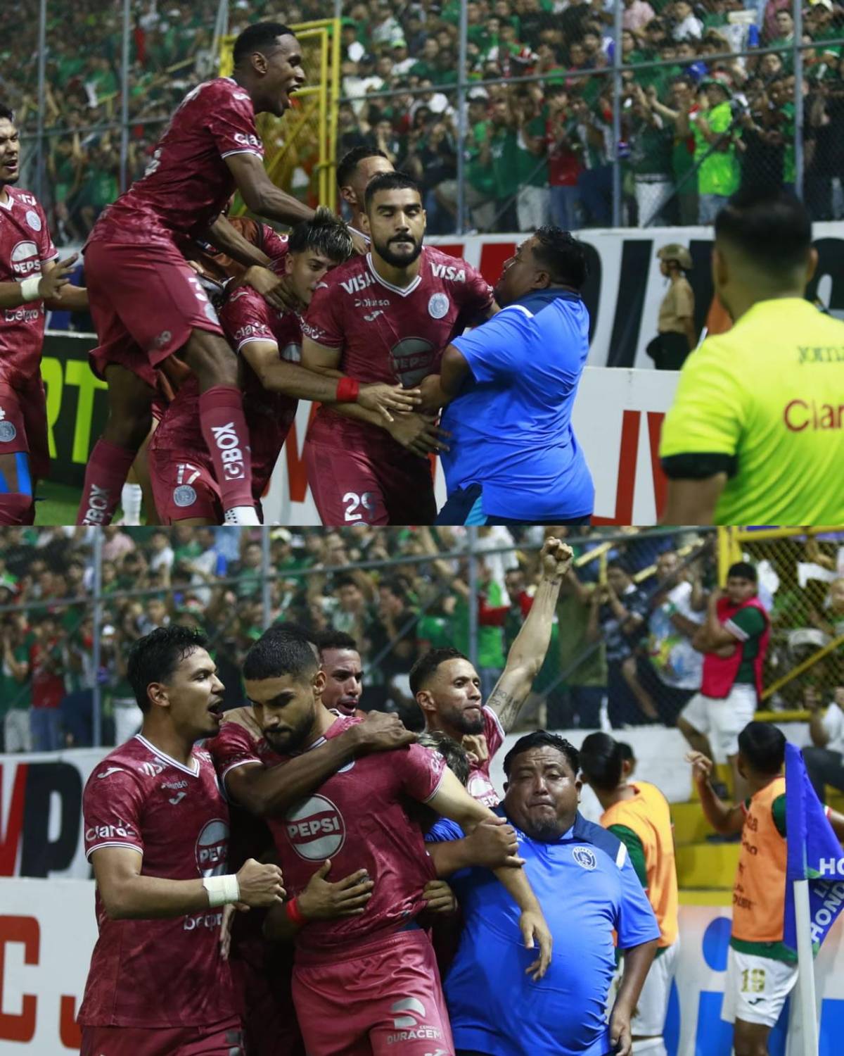 Dedicatoria del héroe de Marathón, furia de Lavallén, llanto de Vega y tristeza de Motagua