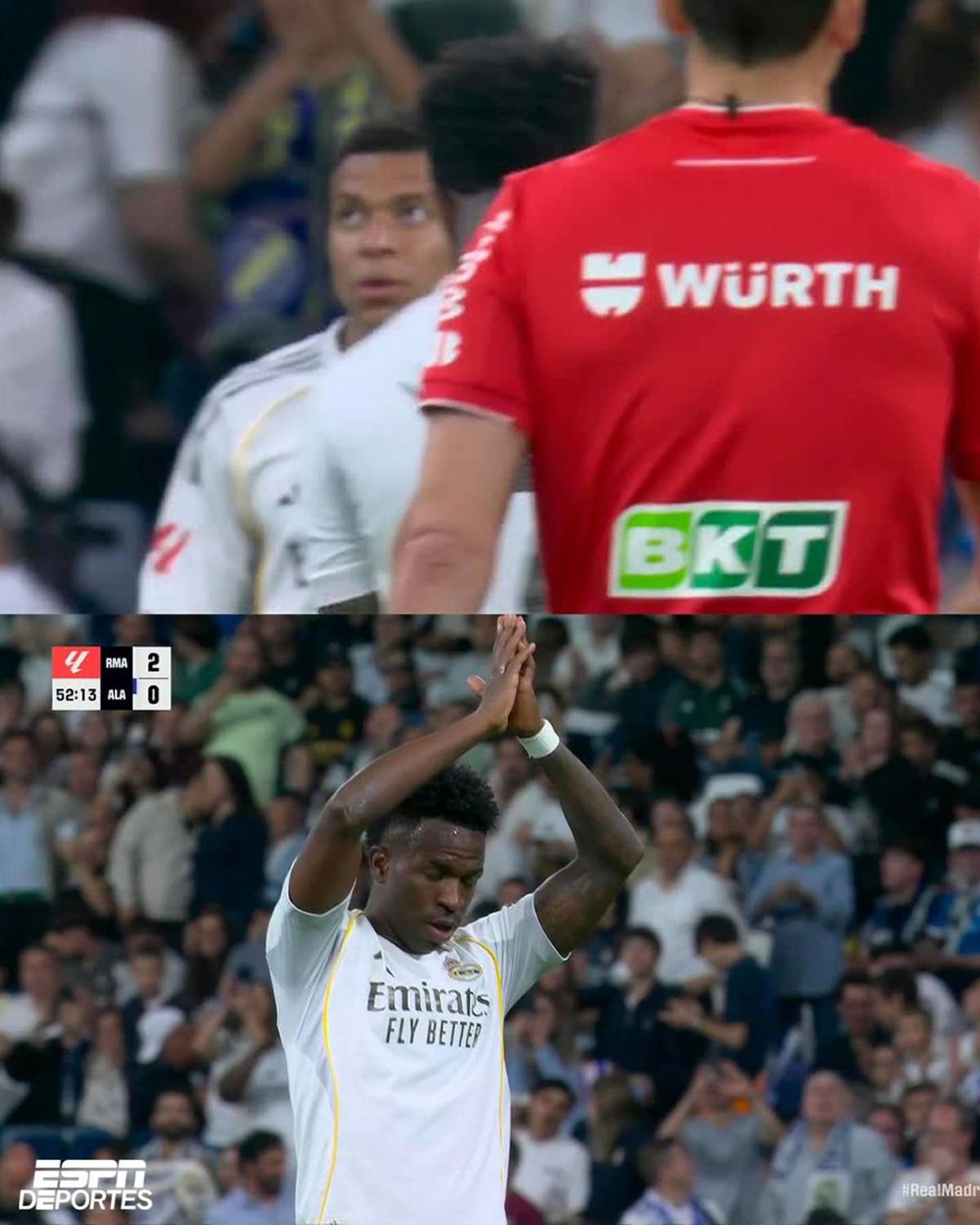 Vinicius reacciona a silbidos, el que ya no quieren en el Real Madrid y buen gesto de Mbappé