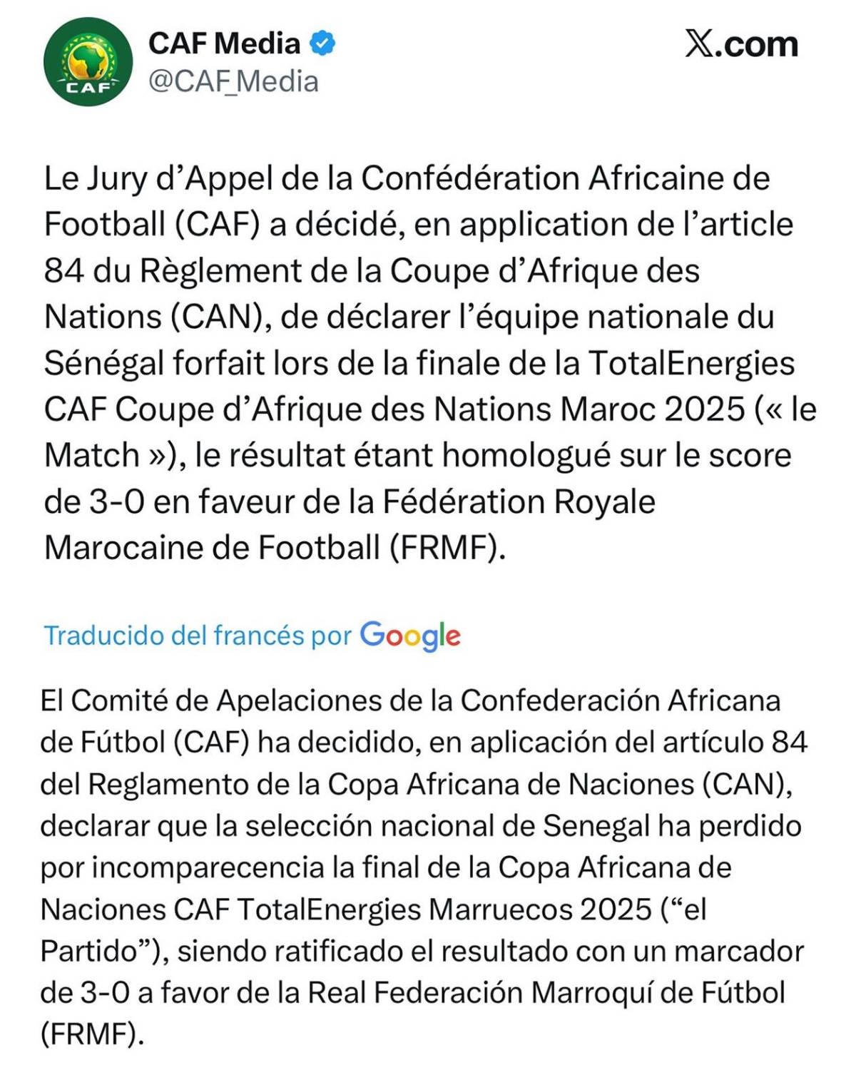 Escándalo antes del Mundial 2026: le retiran título y declaran campeón a otra selección