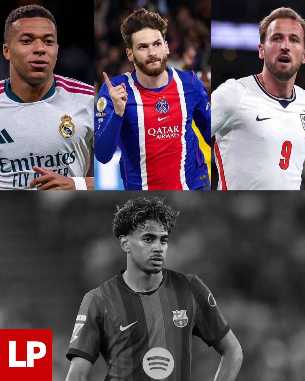 Balón de Oro 2026: Mbappé da la sorpresa y duro golpe a Lamine Yamal en la encuesta de L'Équipe