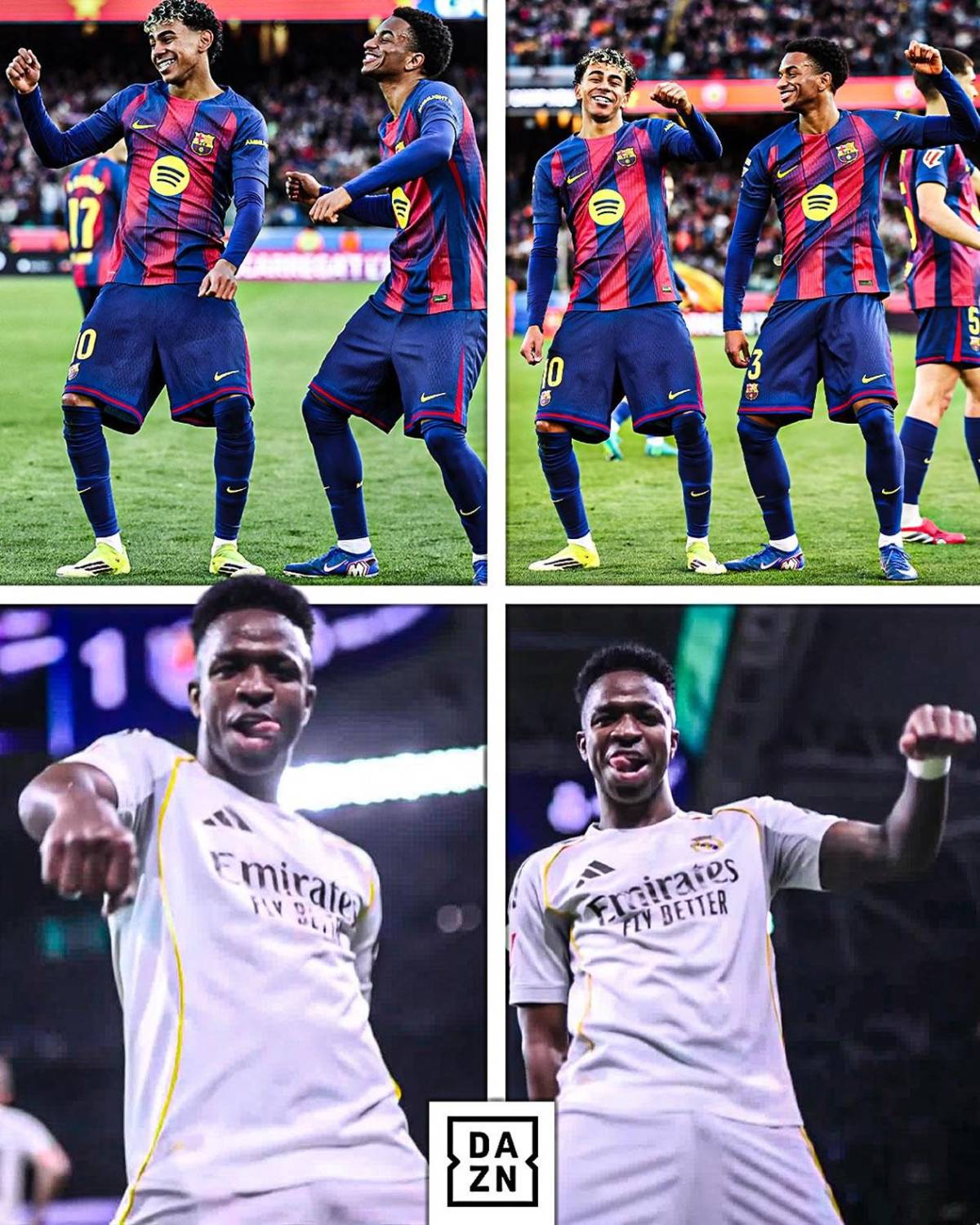 Real Madrid 'ayudado' con penales, Vinicius imita baile de Yamal y hondureña en el Bernabéu