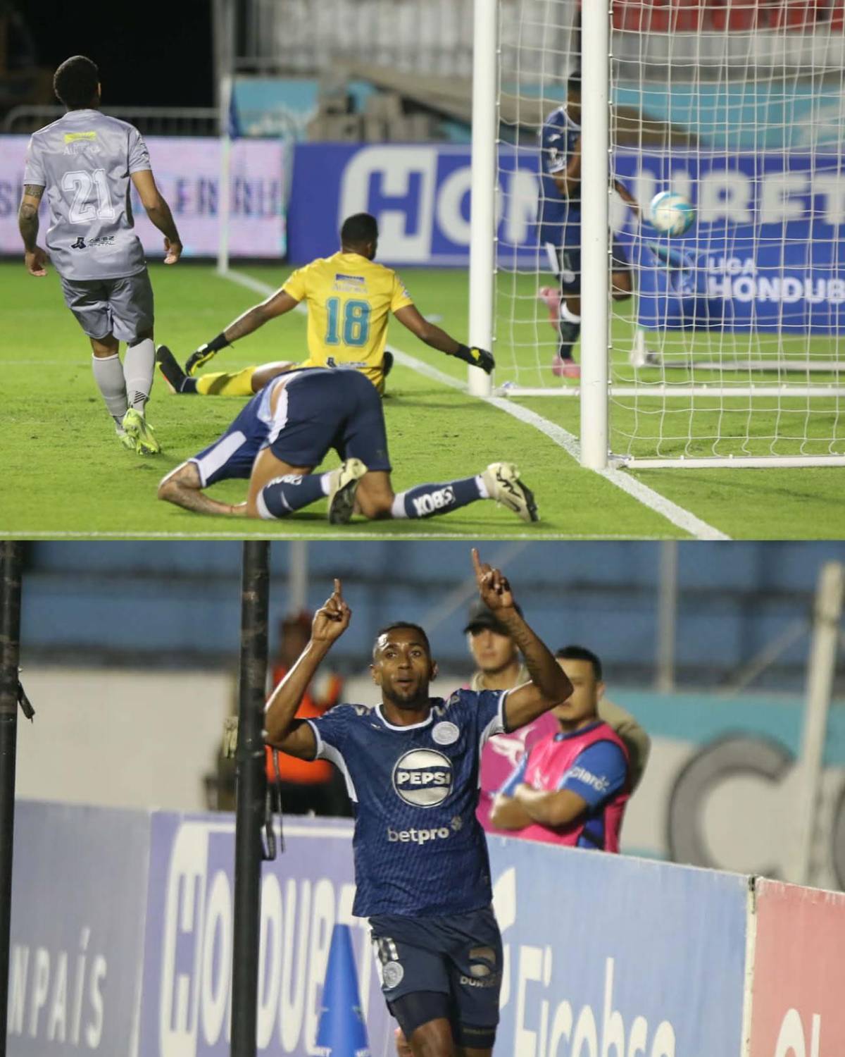 Festejos de Motagua, el jugador señalado en Platense y el descuido de bella chica