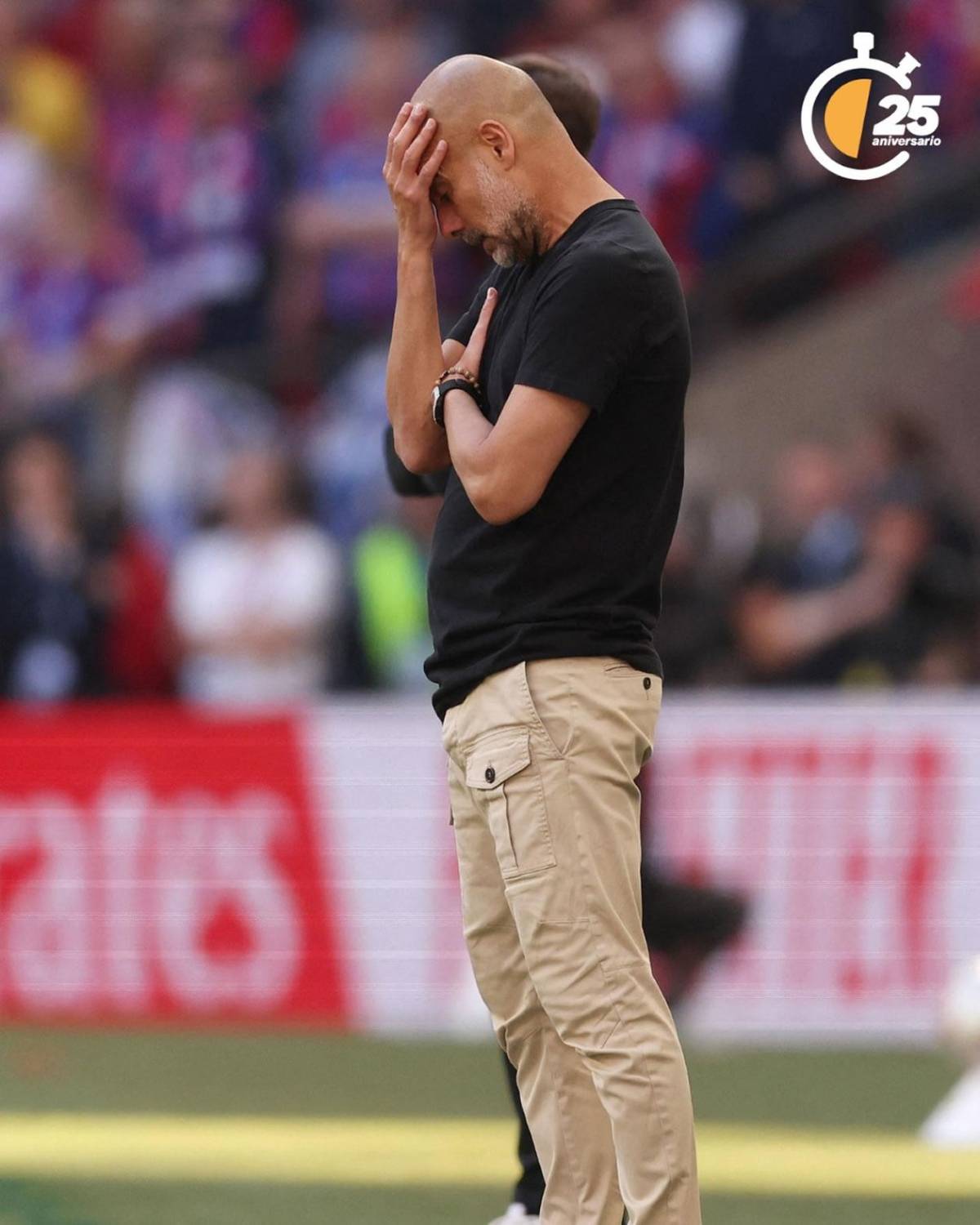 Guardiola no sabe perder: enfado por derrota en FA Cup, villano del City y error del VAR