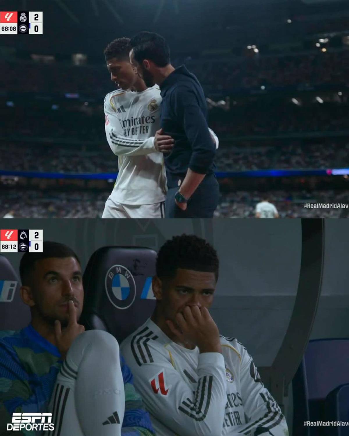 Vinicius reacciona a silbidos, el que ya no quieren en el Real Madrid y buen gesto de Mbappé