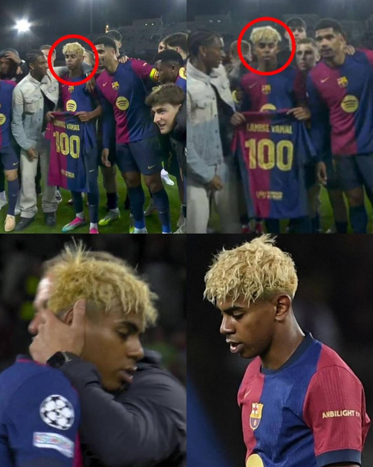 Caras largas en Barcelona, regalo sorpresa a Lamine, polémica y reclamo del Inter