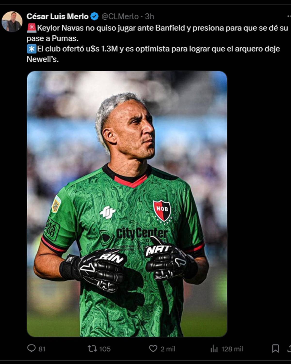 Rodrigo Auzmendi, elogiado en Argentina tras golazos y atizan contra Keylor Navas: Escándalo