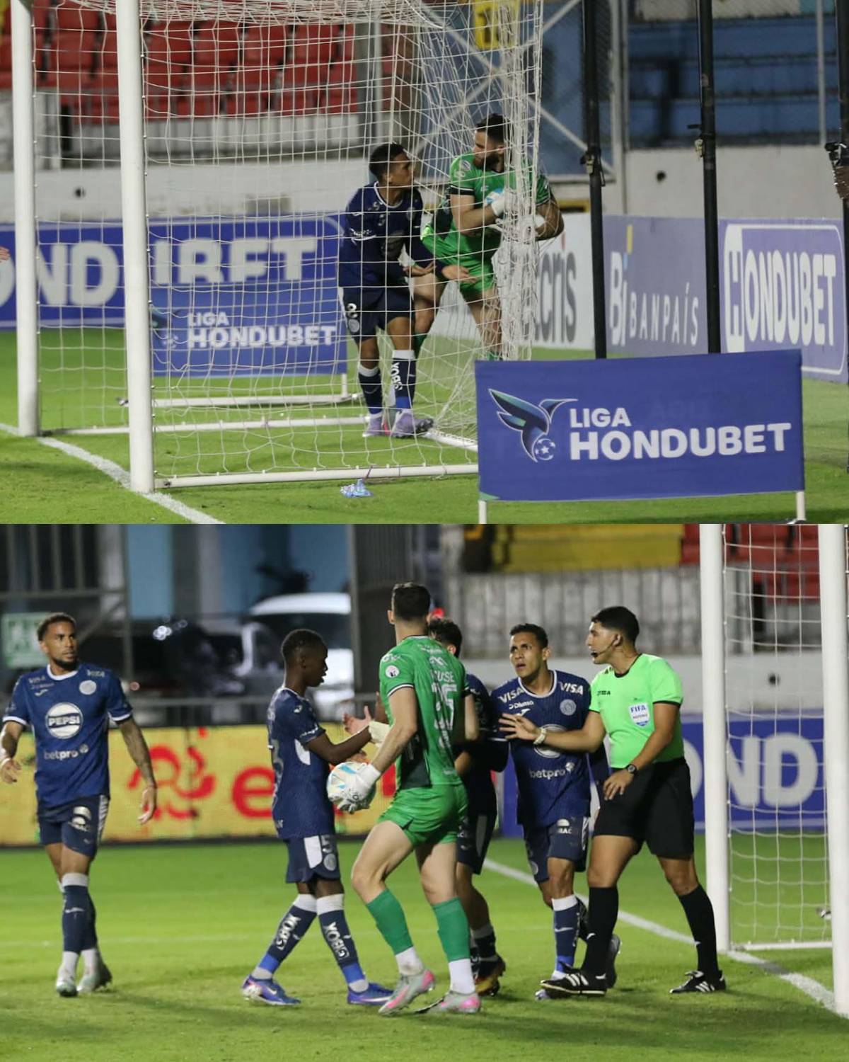 Marcó triplete y recibió beso, polémicas del FVS, selfie de Motagua y Victoria se hunde