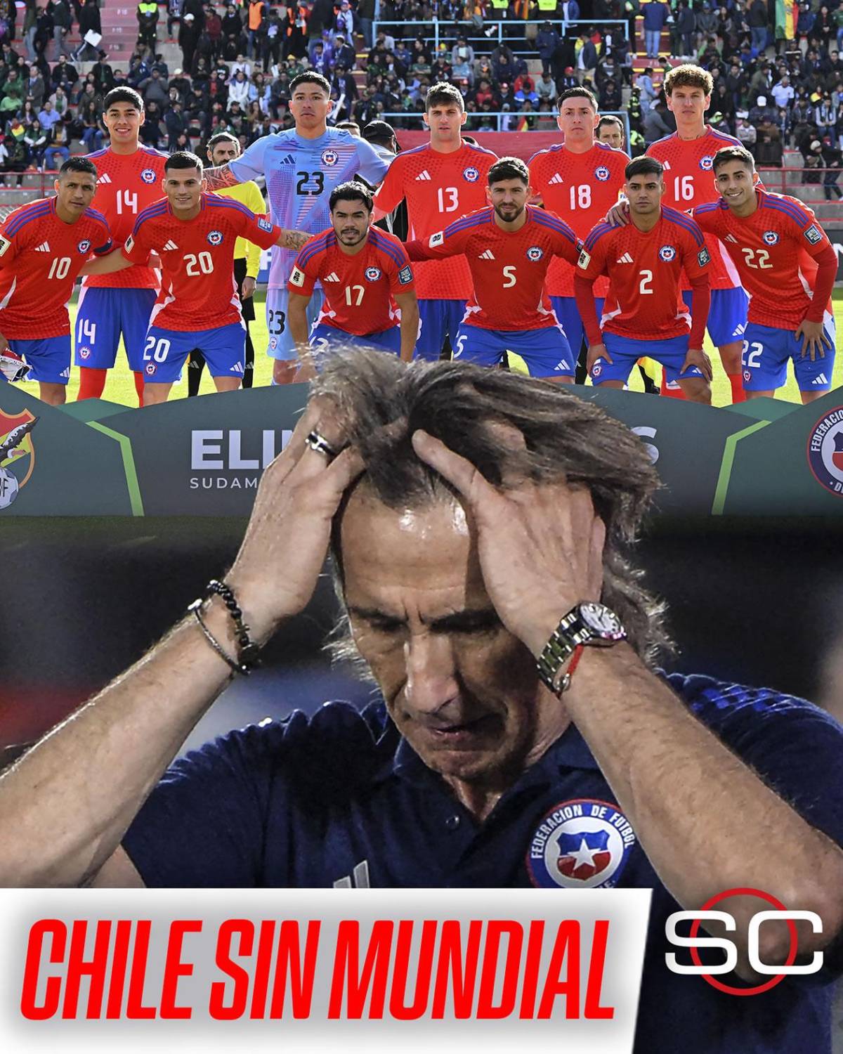 “Otra vez por TV”: Fulminan a Chile tras quedar fuera del Mundial y burlas a Vidal