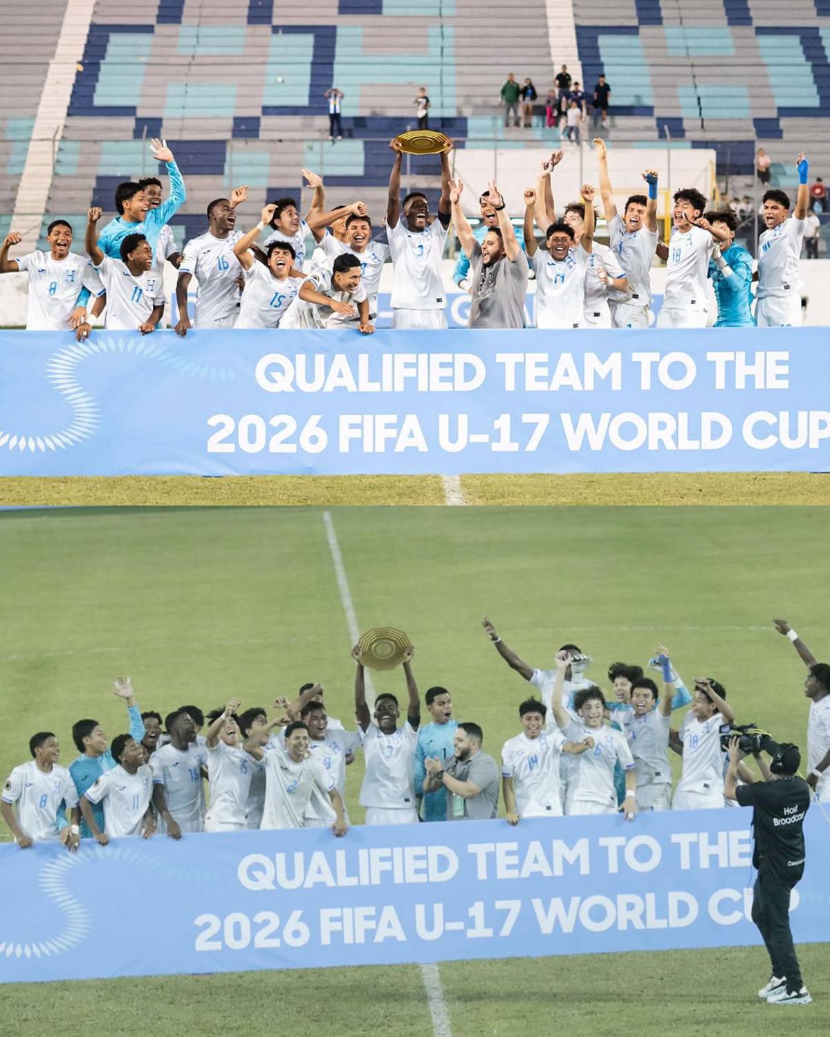 Honduras celebra clasificación al Mundial Sub-17: buen gesto y bellas chicas