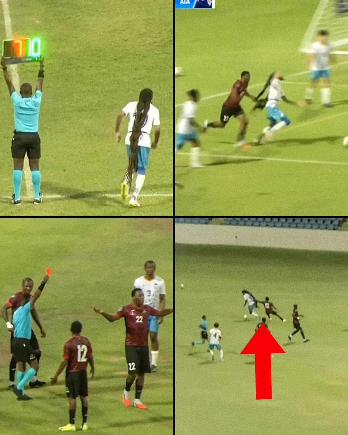 Concacaf: jugador con el pelo más largo causa revuelo y provoca dos insólitas expulsiones