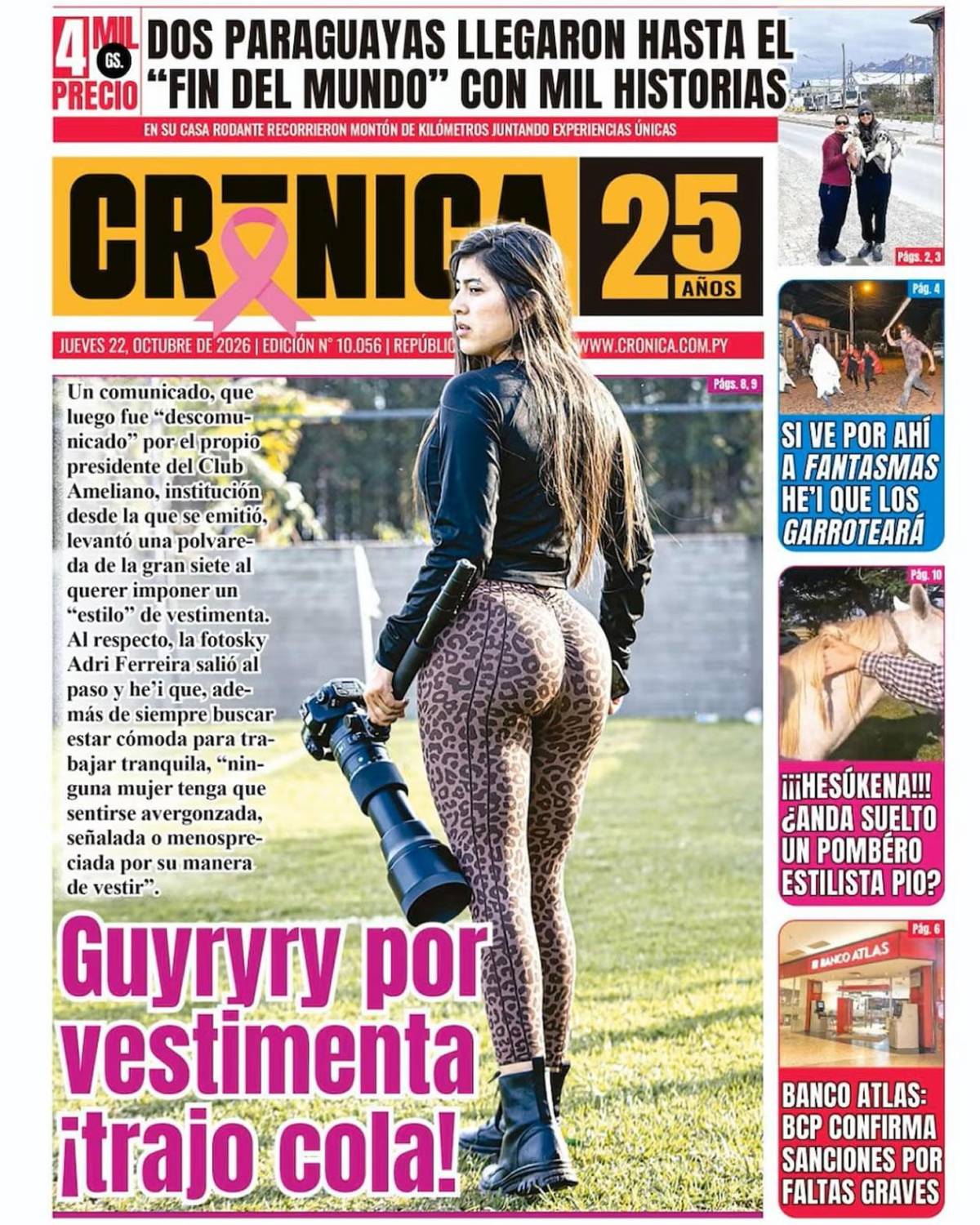 Fotógrafa deportiva es vetada por su atrevida vestimenta y el caso da un giro inesperado