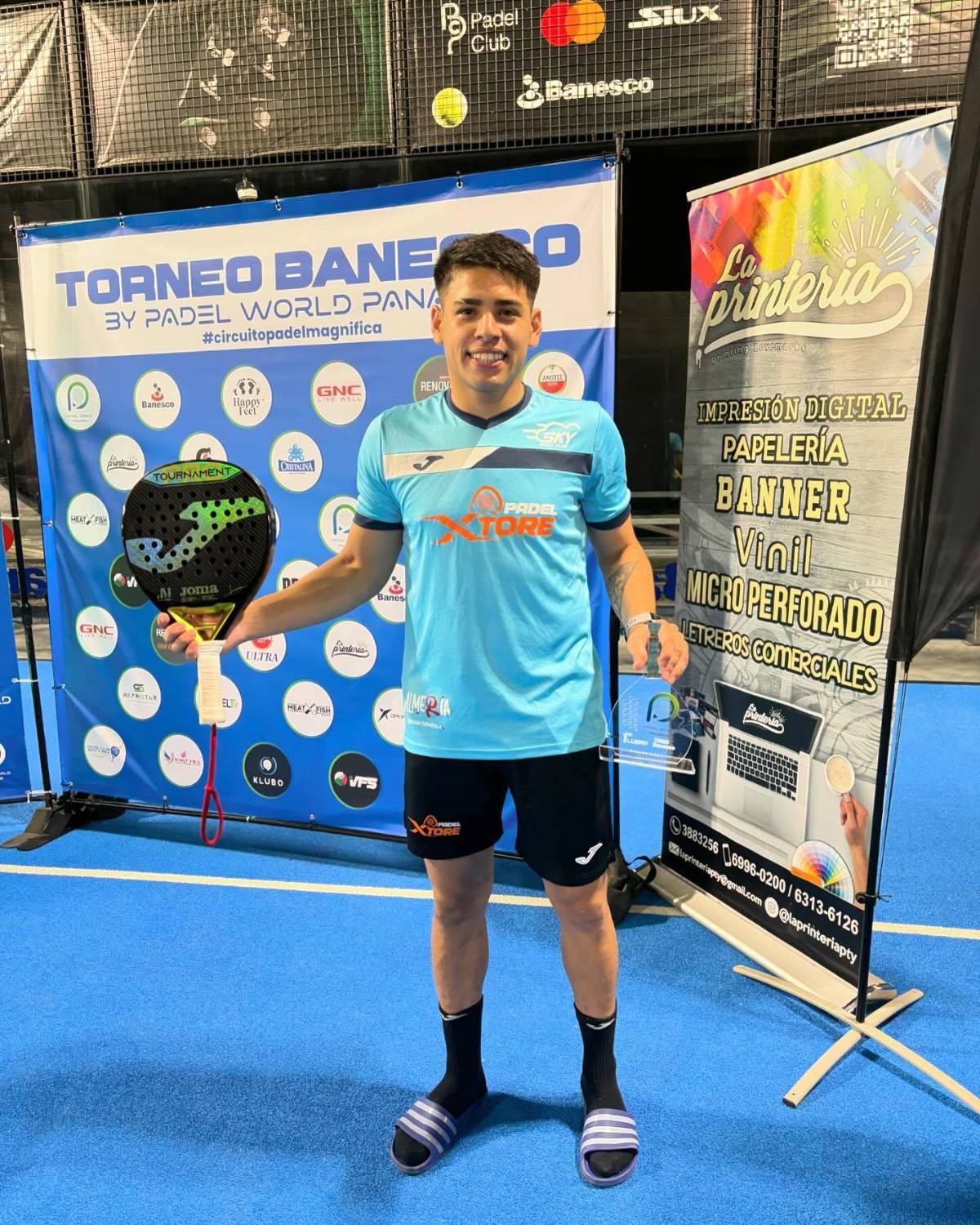 Tato Torres, padelista argentino, fue quien murió en accidente en Tegucigalpa