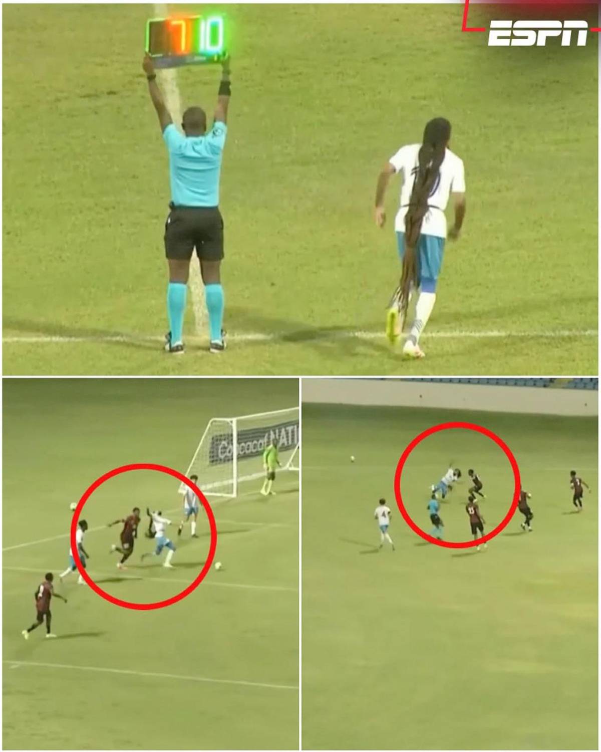 Concacaf: jugador con el pelo más largo causa revuelo y provoca dos insólitas expulsiones