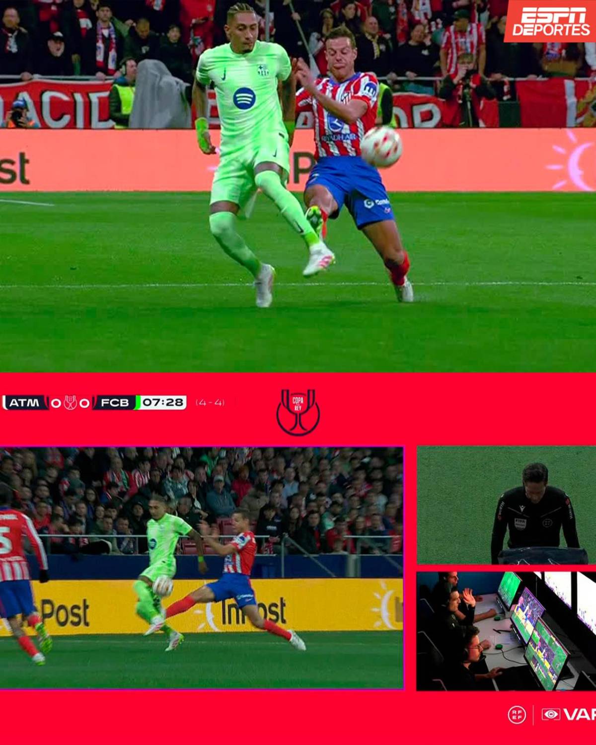 Barcelona festeja, deja dardo, tristeza del Atlético y horrible imagen