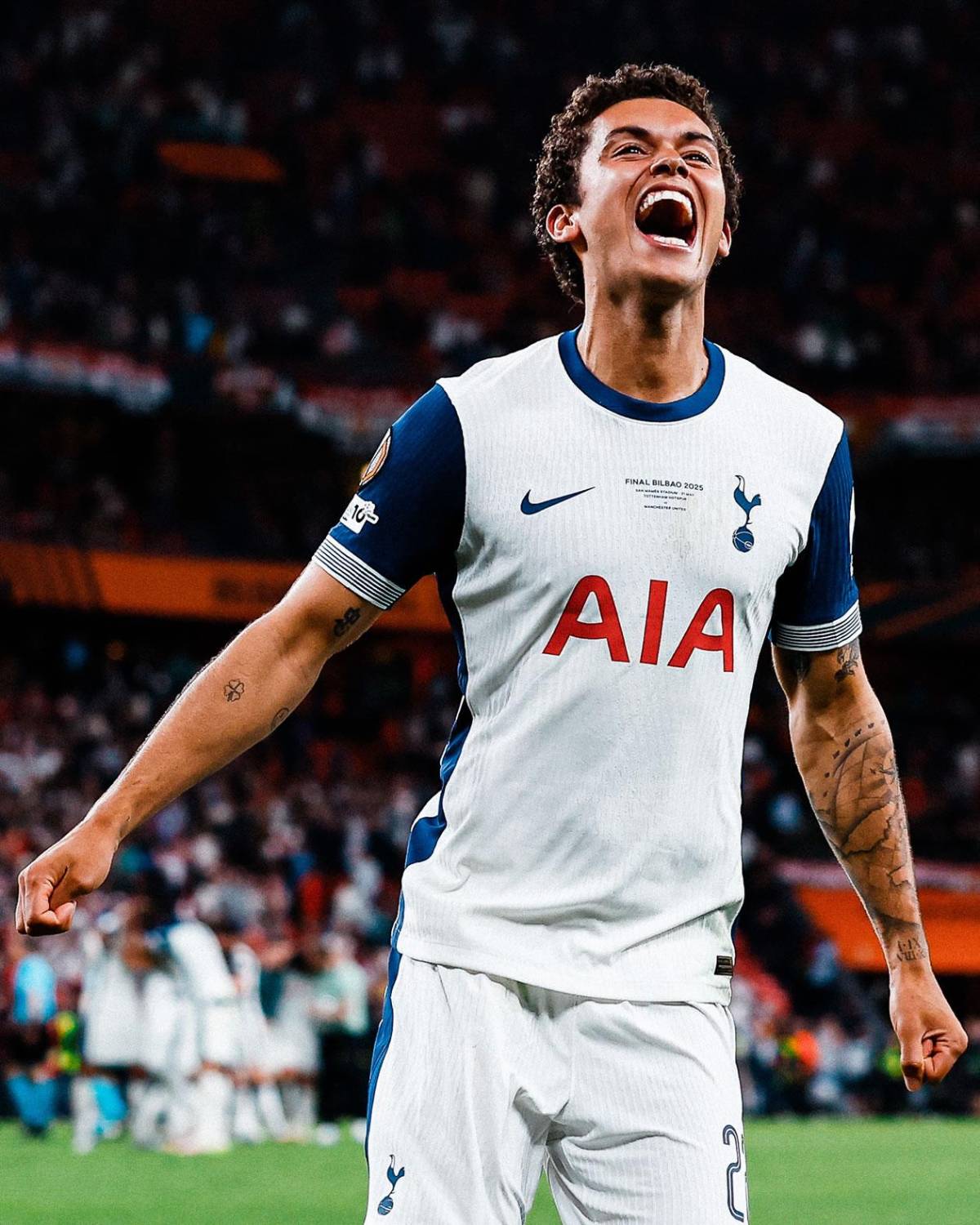 Tottenham celebra la Europa League, llanto de Heung-Min Son y tristeza del United