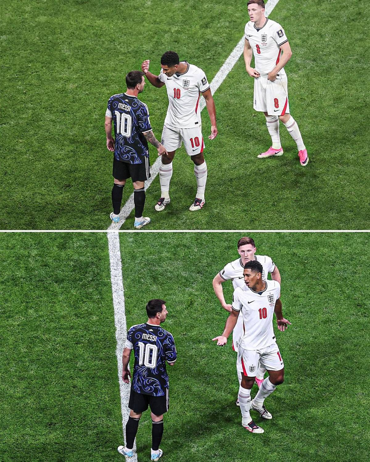 La emoción de Messi, su cruce con Bellingham, venganza Argentina y el error de Inglaterra