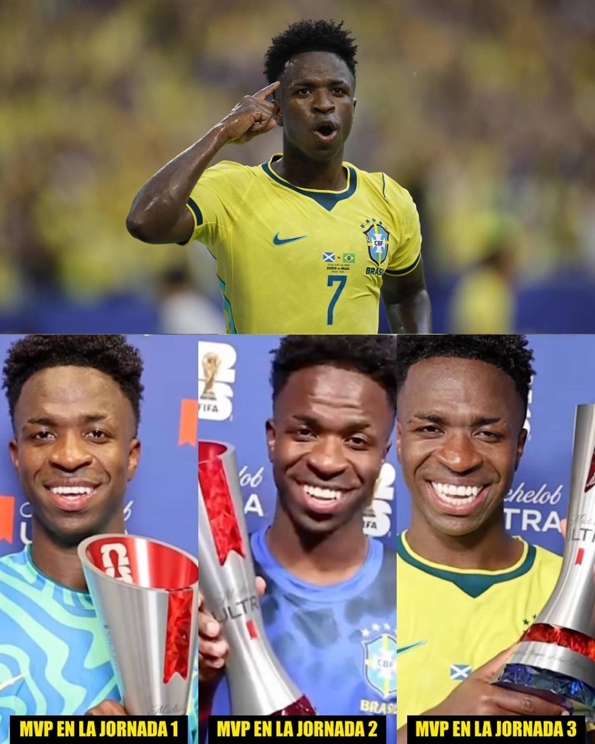 El baile de Vinicius, Brasil festeja, emotivo llanto de Neymar y bellezas brasileñas