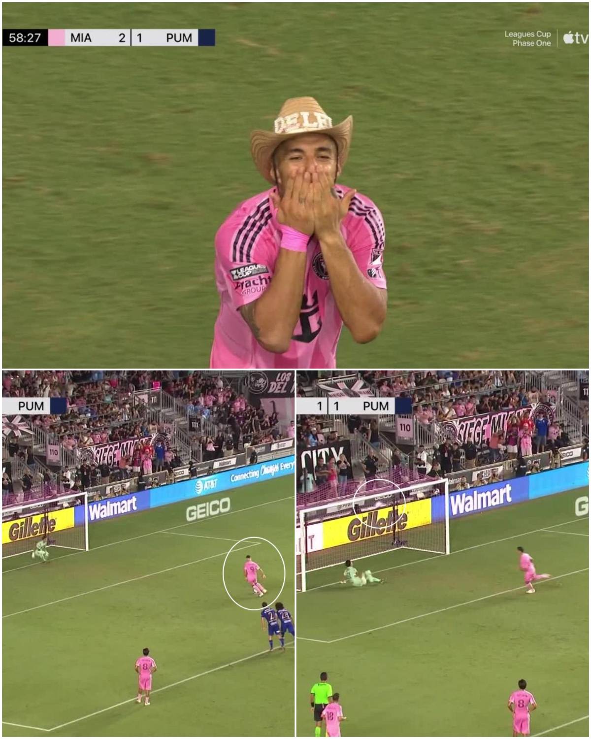 Messi y Navas se roban el show, gran gesto a David Ruiz y Suárez a lo vaquero