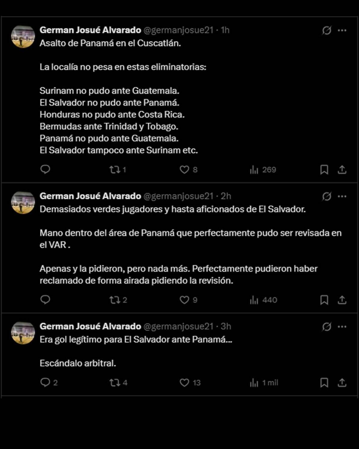 Prensa reacciona a triunfo de Panamá en El Salvador y 'ChepeBomba' se acuerda de Honduras: Robo