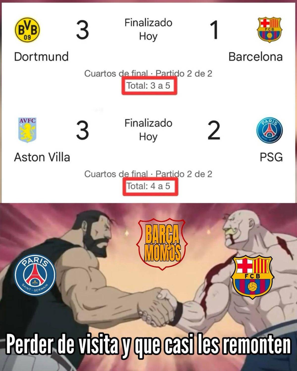 Memes no perdonan: burlas al Barcelona tras susto ante Dortmund en Champions