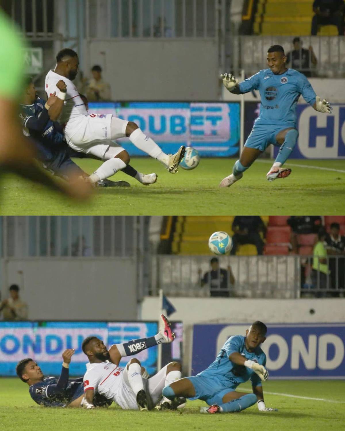 Héroe de Olimpia, llanto del villano de Motagua, disturbios, heridos y bellezas