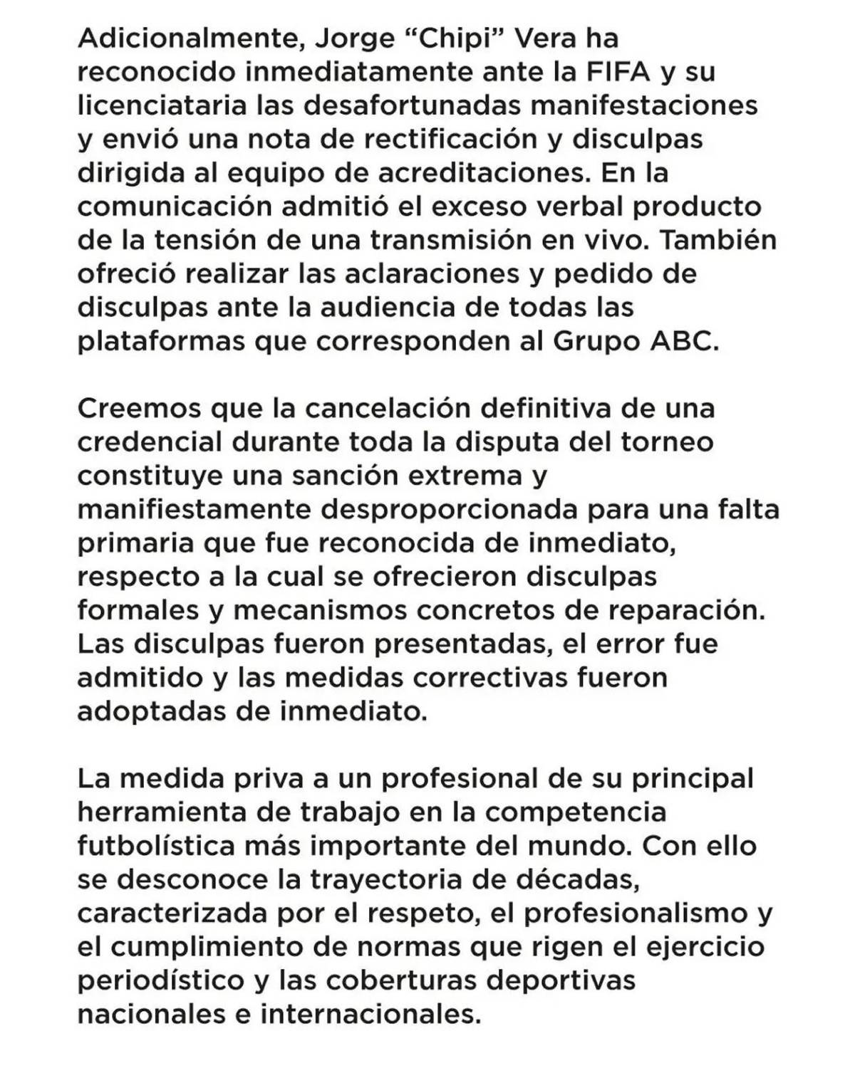 FIFA expulsa del Mundial 2026 a periodista por lo que hizo a árbitro Iván Barton