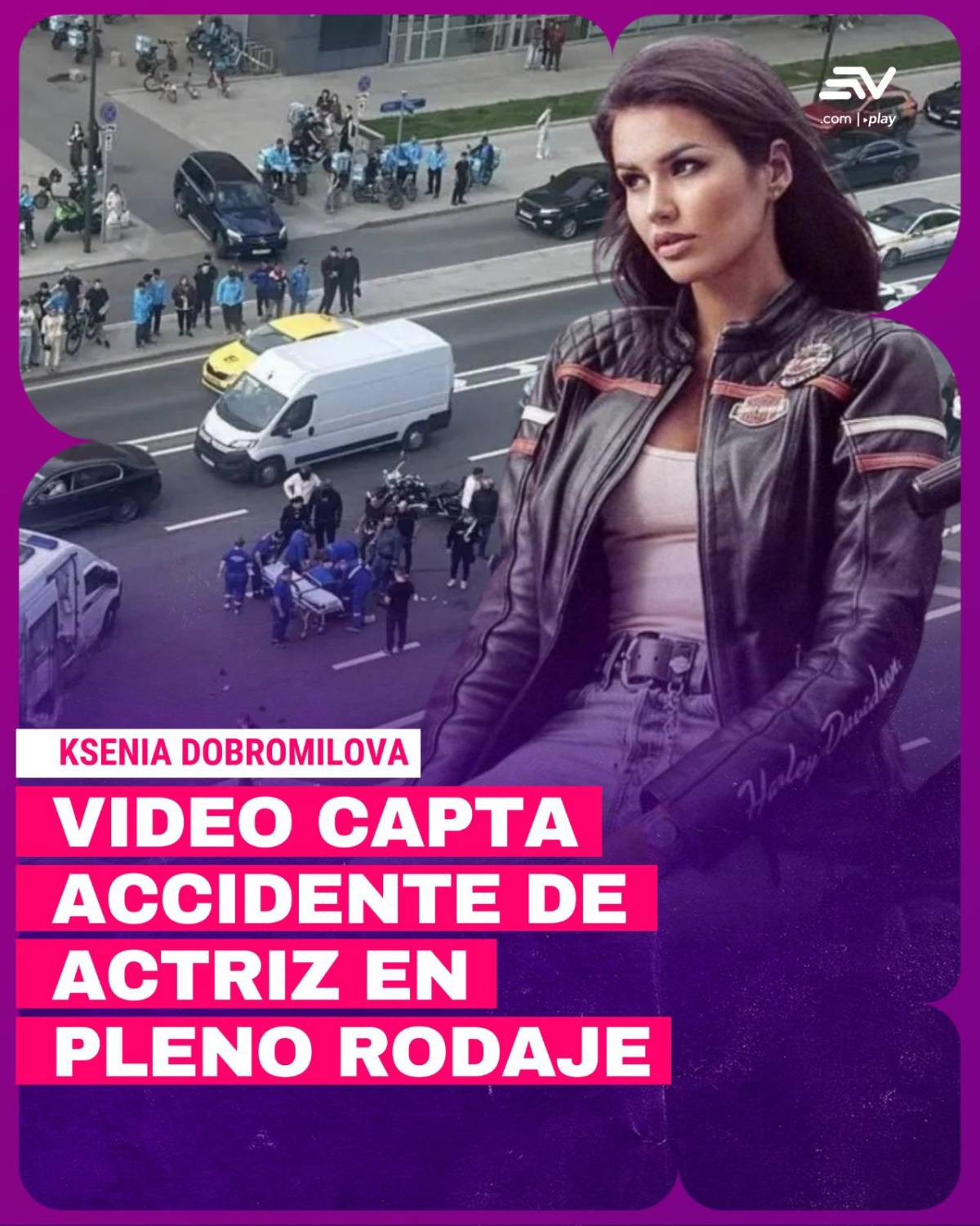 Fotógrafa rusa Ksenia Dobromilova muere al ser atropellada mientras grababa una escena