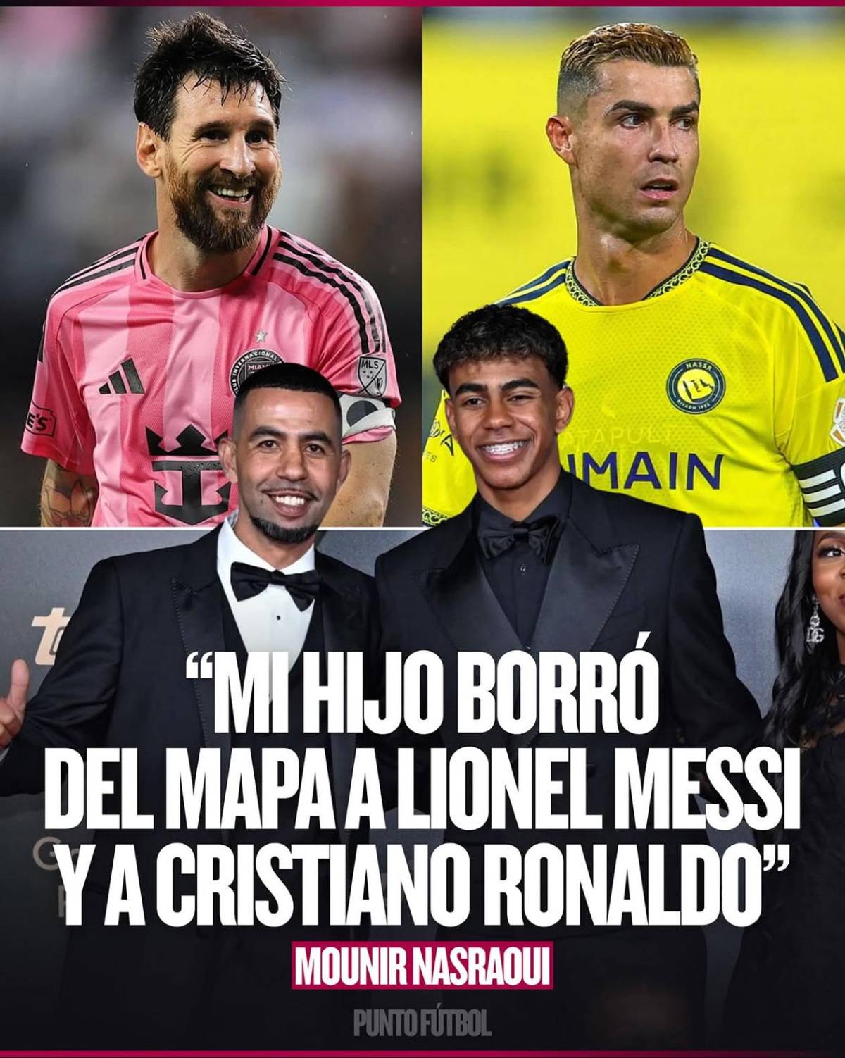Padre de Lamine Yamal enciende la polémica tras dardo a Messi y Cristiano: ¡Qué vergüenza!