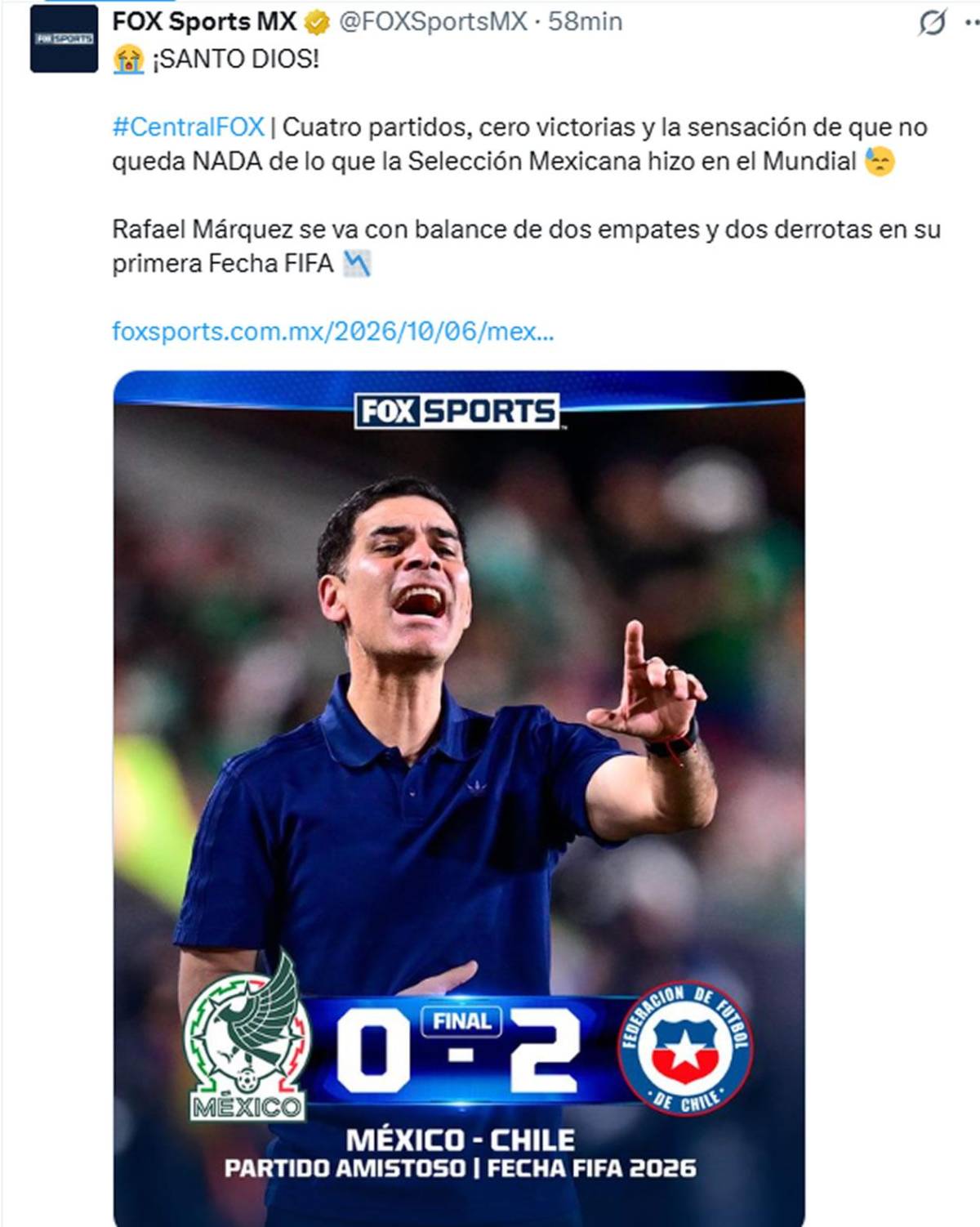 Fuertes críticas para México, Faitelson dispara con dureza y burlas para Rafa Márquez
