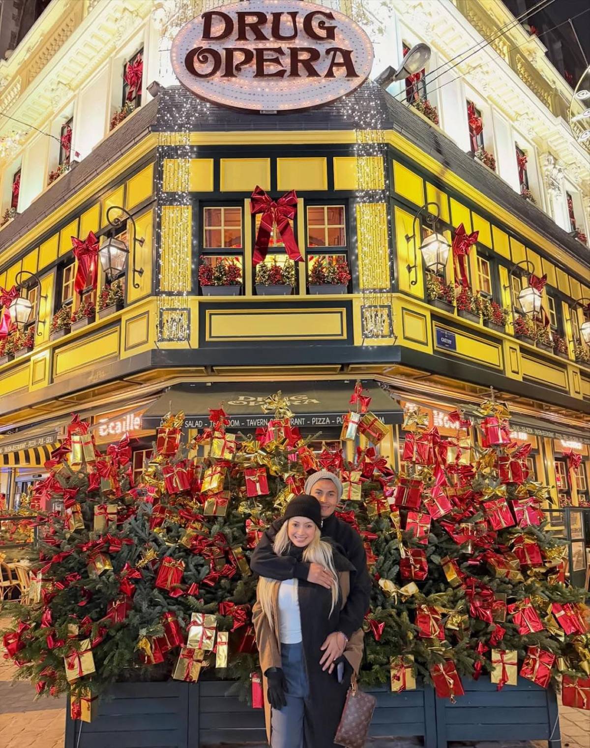 'Barbie' hondureña deslumbra en Europa con legionario: Champions en el Bernabéu