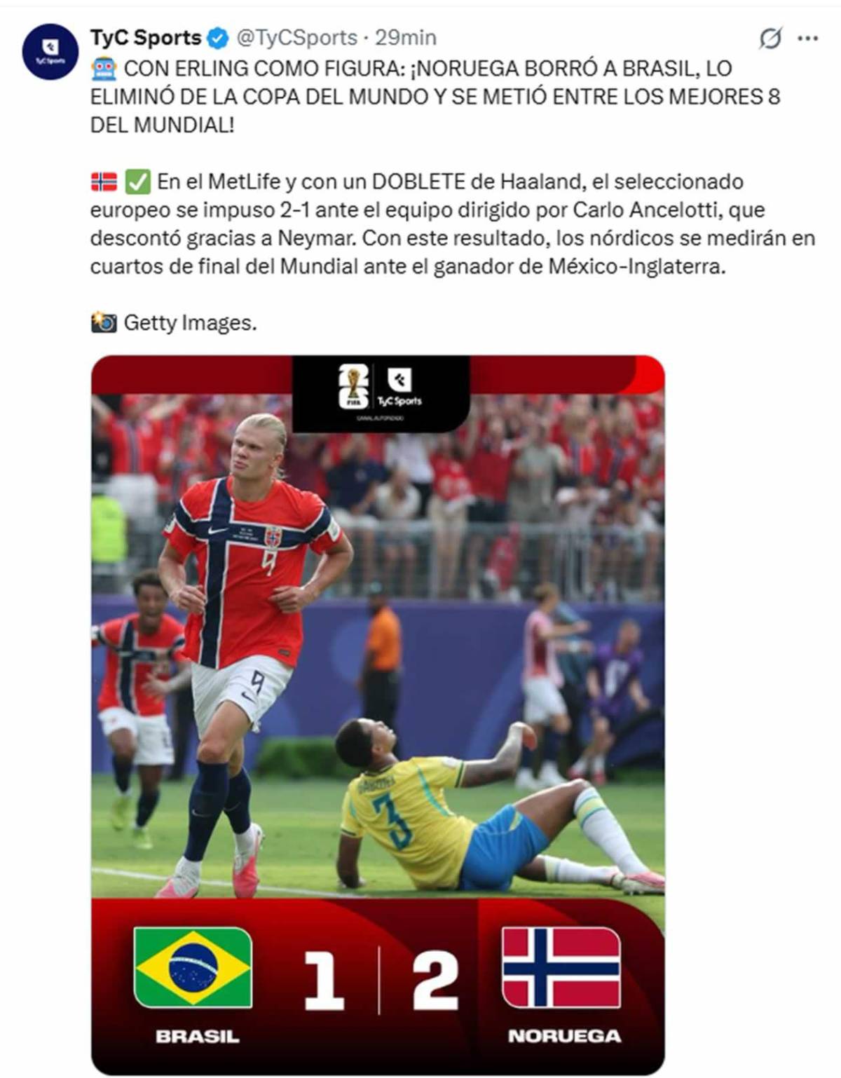Brasil llora eliminación, señalan culpable, decisión de Neymar y en Argentina se burlan