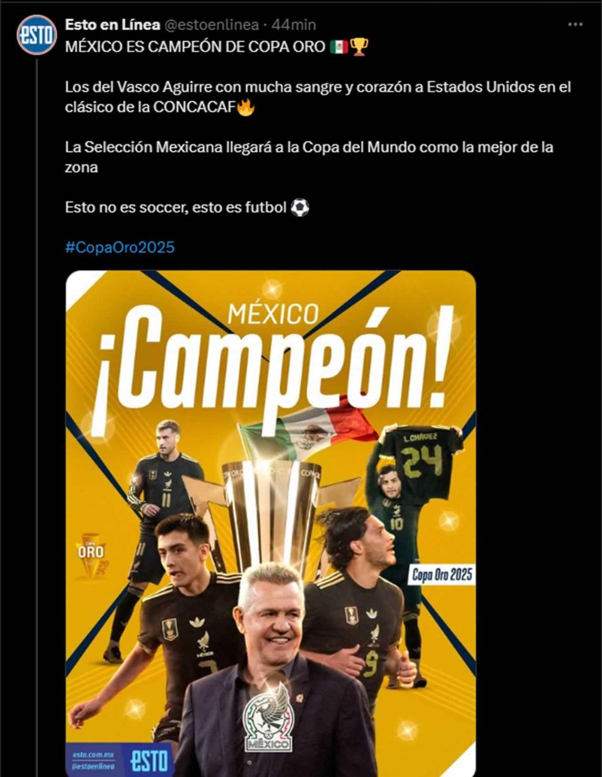 Prensa reacciona tras título de México de Copa Oro: recados de Faitelson y 'Chepe Bomba'