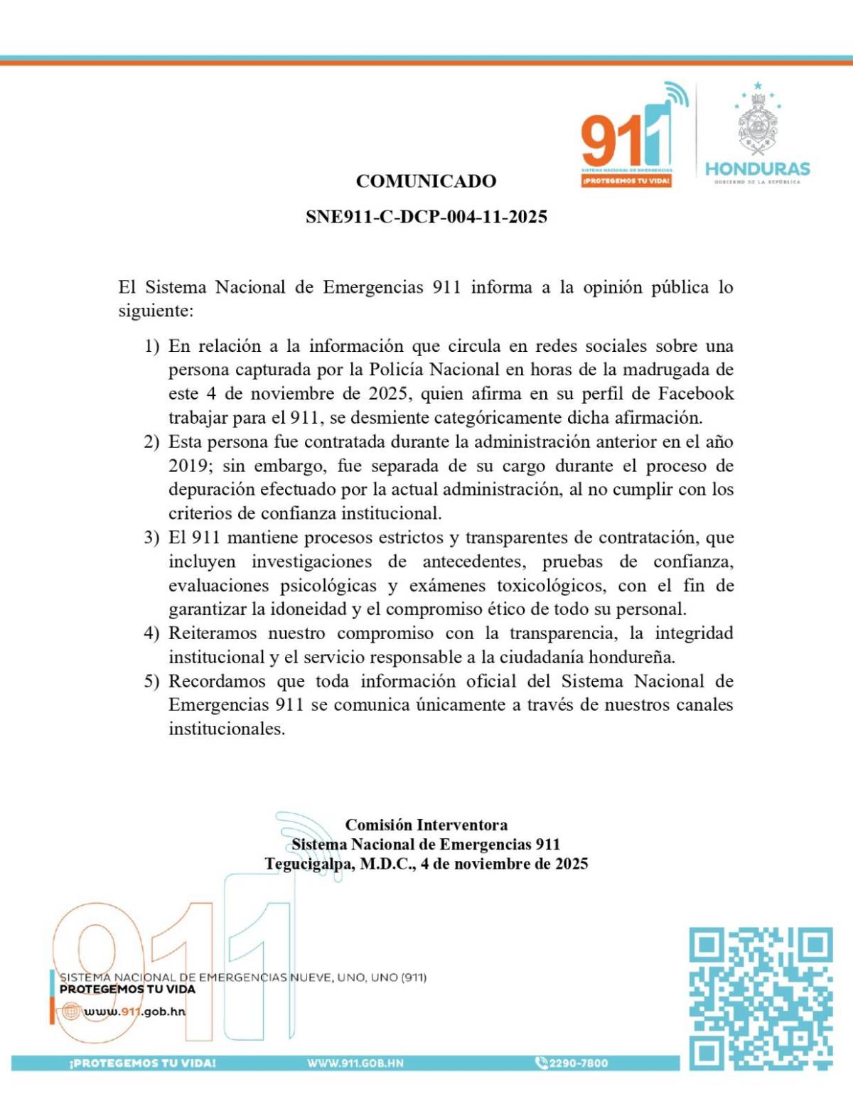 ‘El Burro’ trabajó con el 911, según registros oficiales