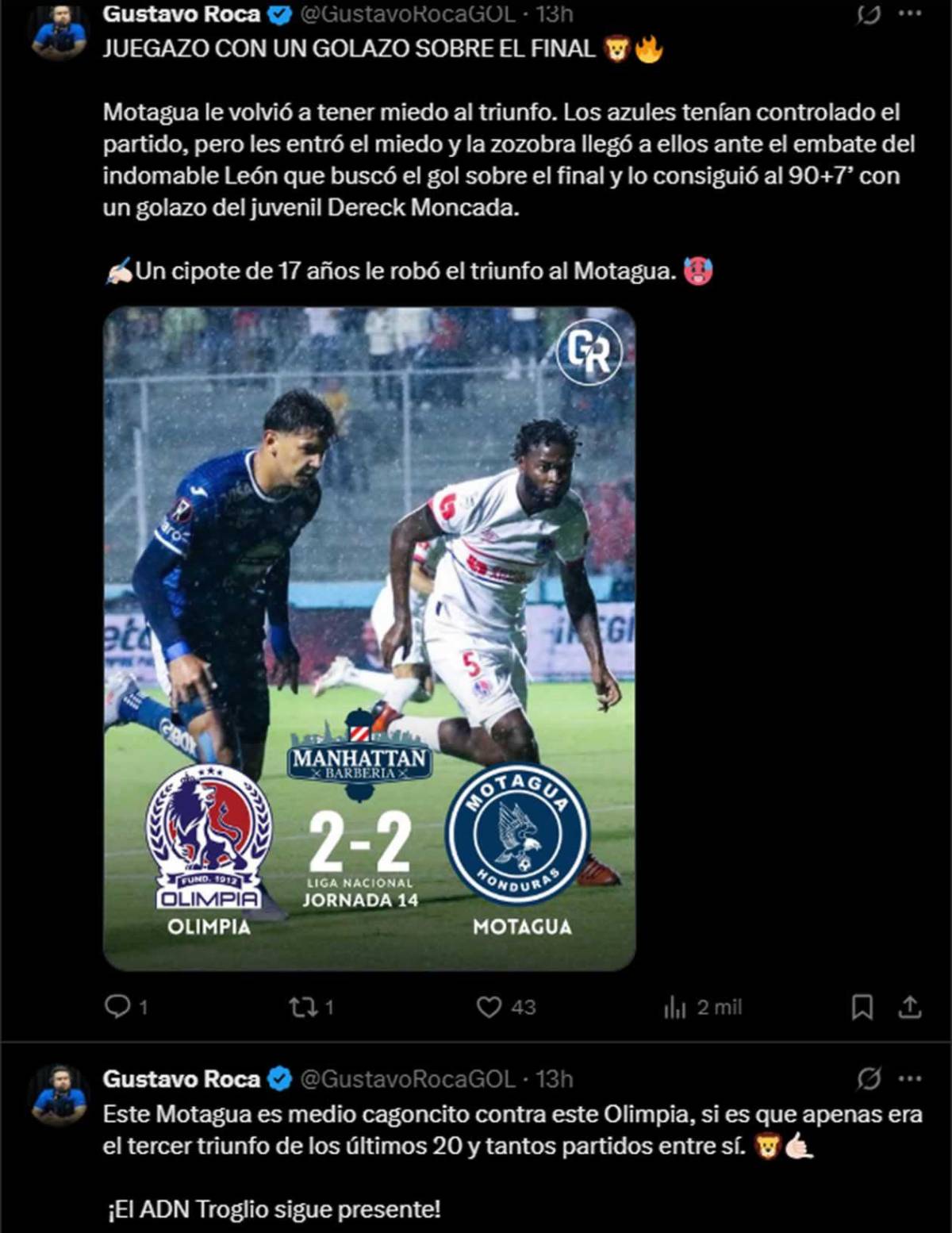 Increíble lo del árbitro y tembleque: Reacción de prensa tras polémico Olimpia vs Motagua