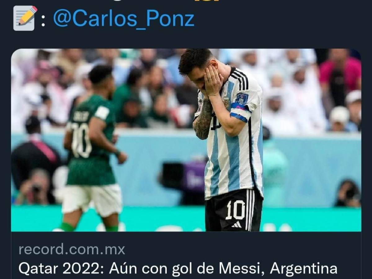 Duras críticas a Messi tras papelón de Argentina en Qatar